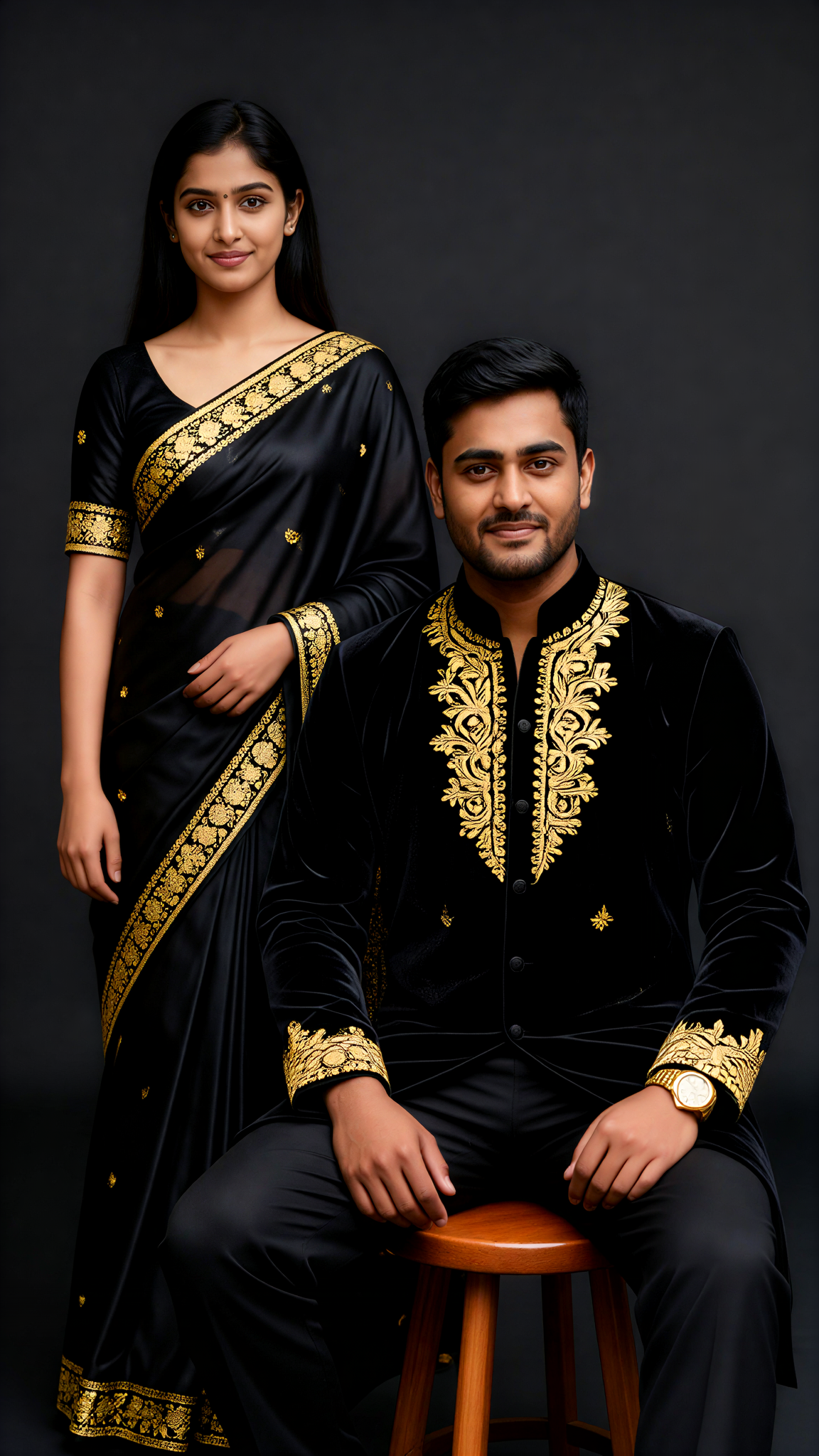 Black-themed traditional clothing - p3 image