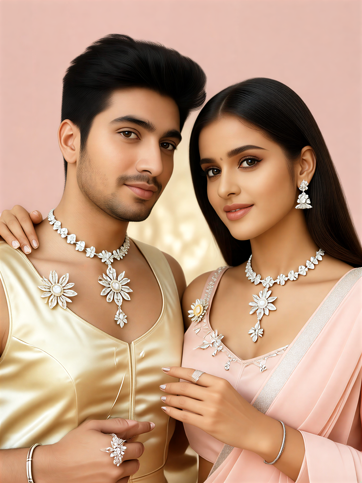 Floral Couple image