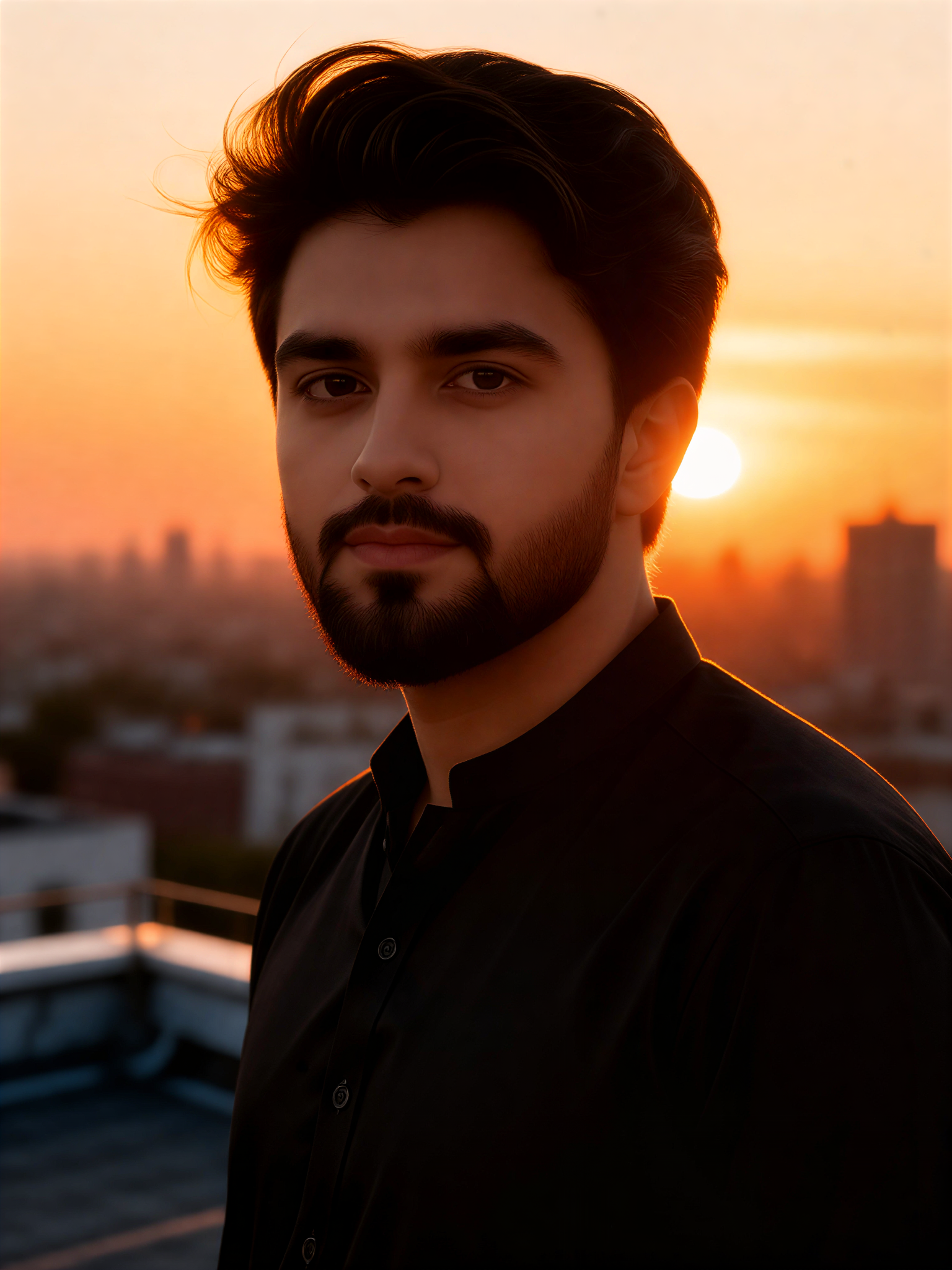 Sunset Portrait-man-3 image