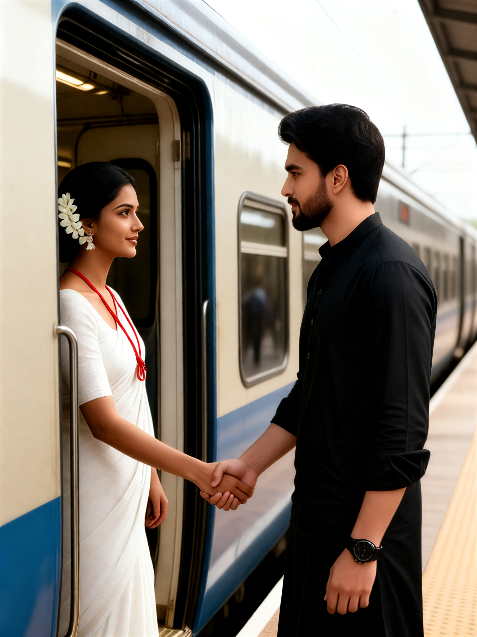 Train Station Couple Confession-7 image
