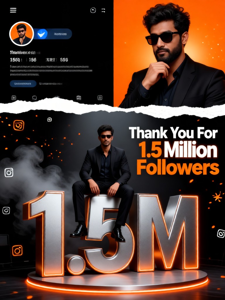 I am a top blogger with a million followers. image