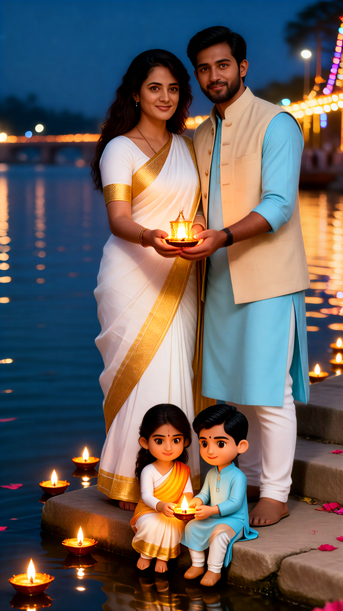 Diya River Couple Mini Me image