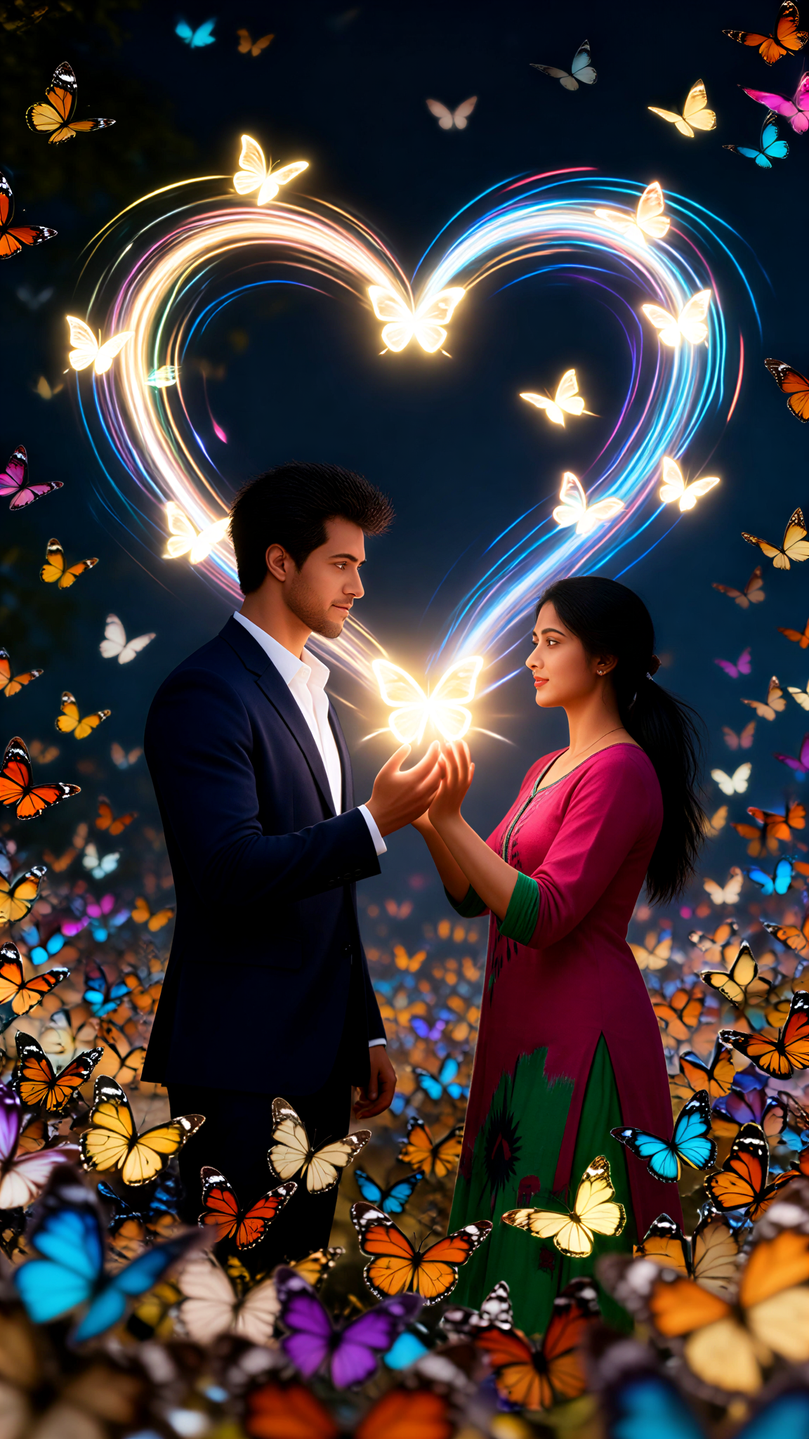 Heart Butterfly Aura image