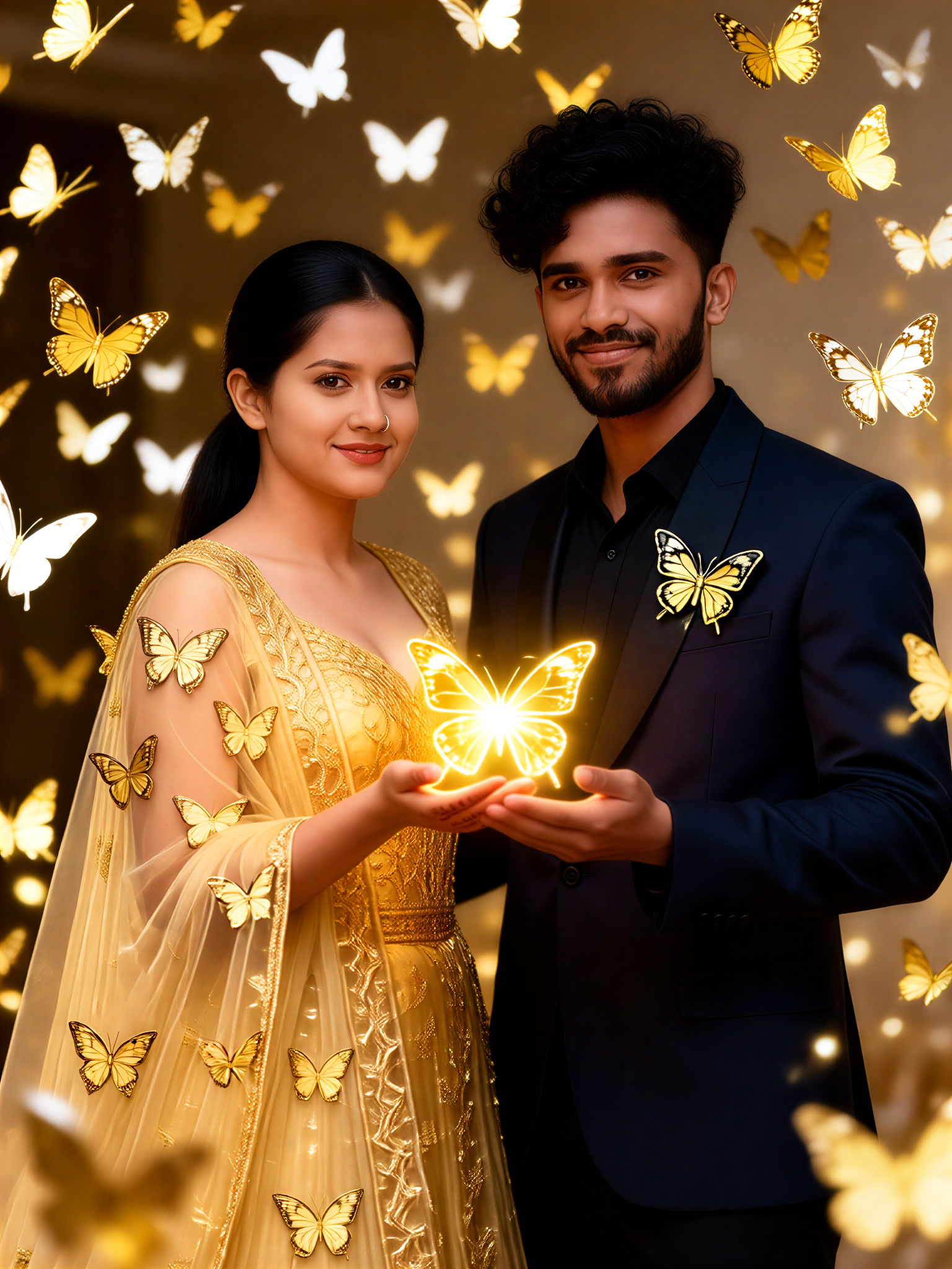 Golden Couple Wings image