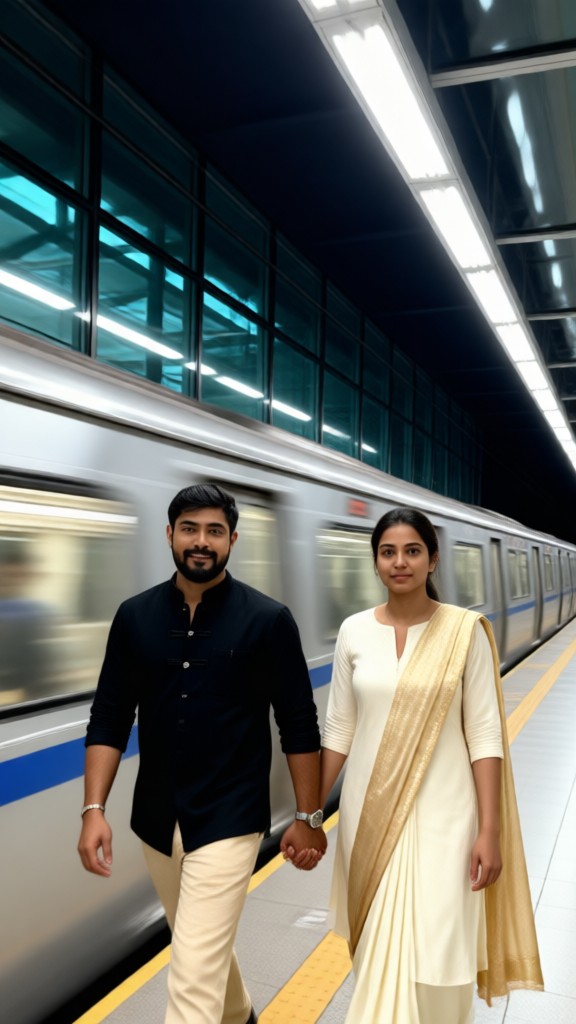 Metro Couple Light Walk image