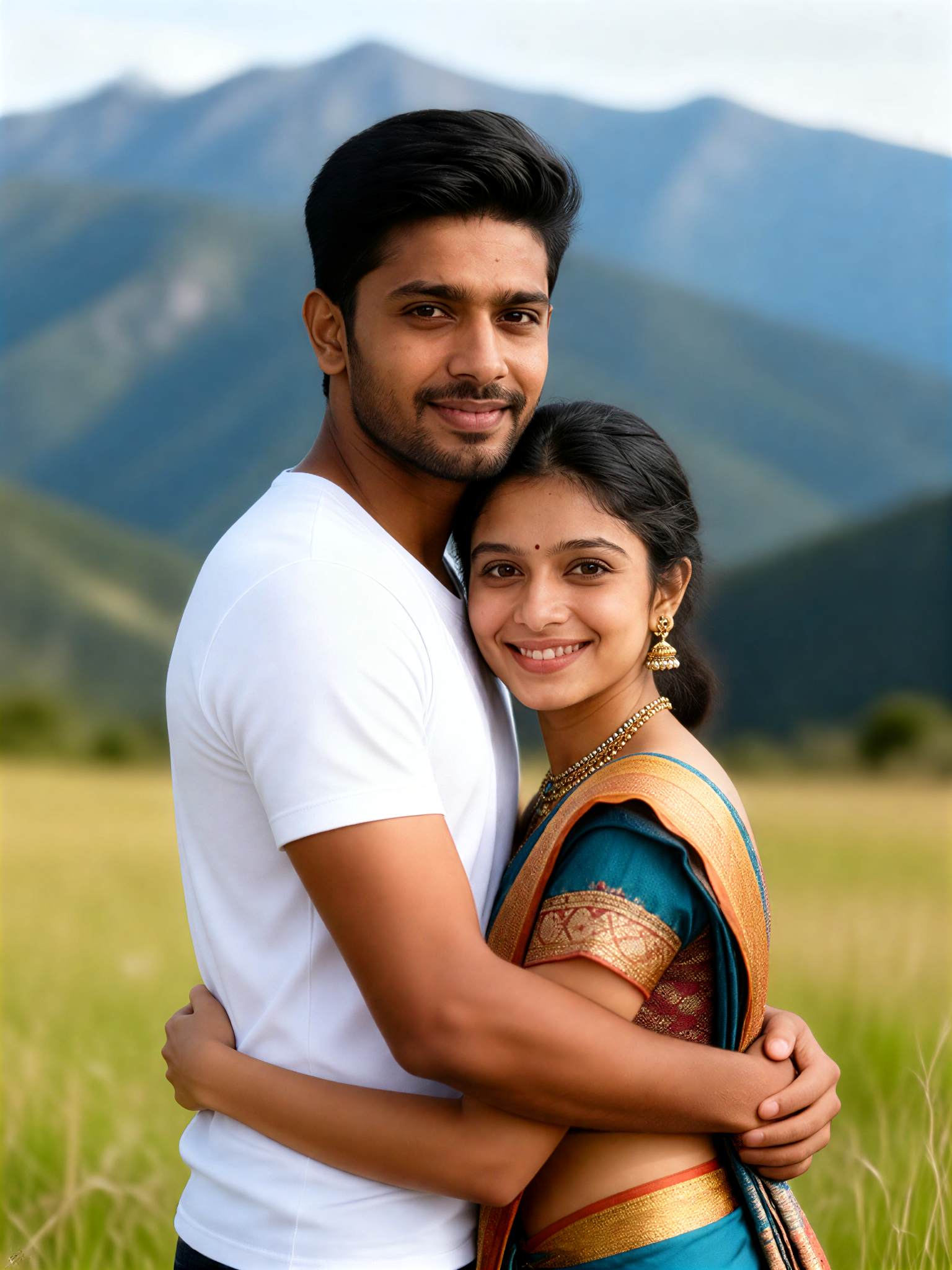 Realistic couple portraits-3 image