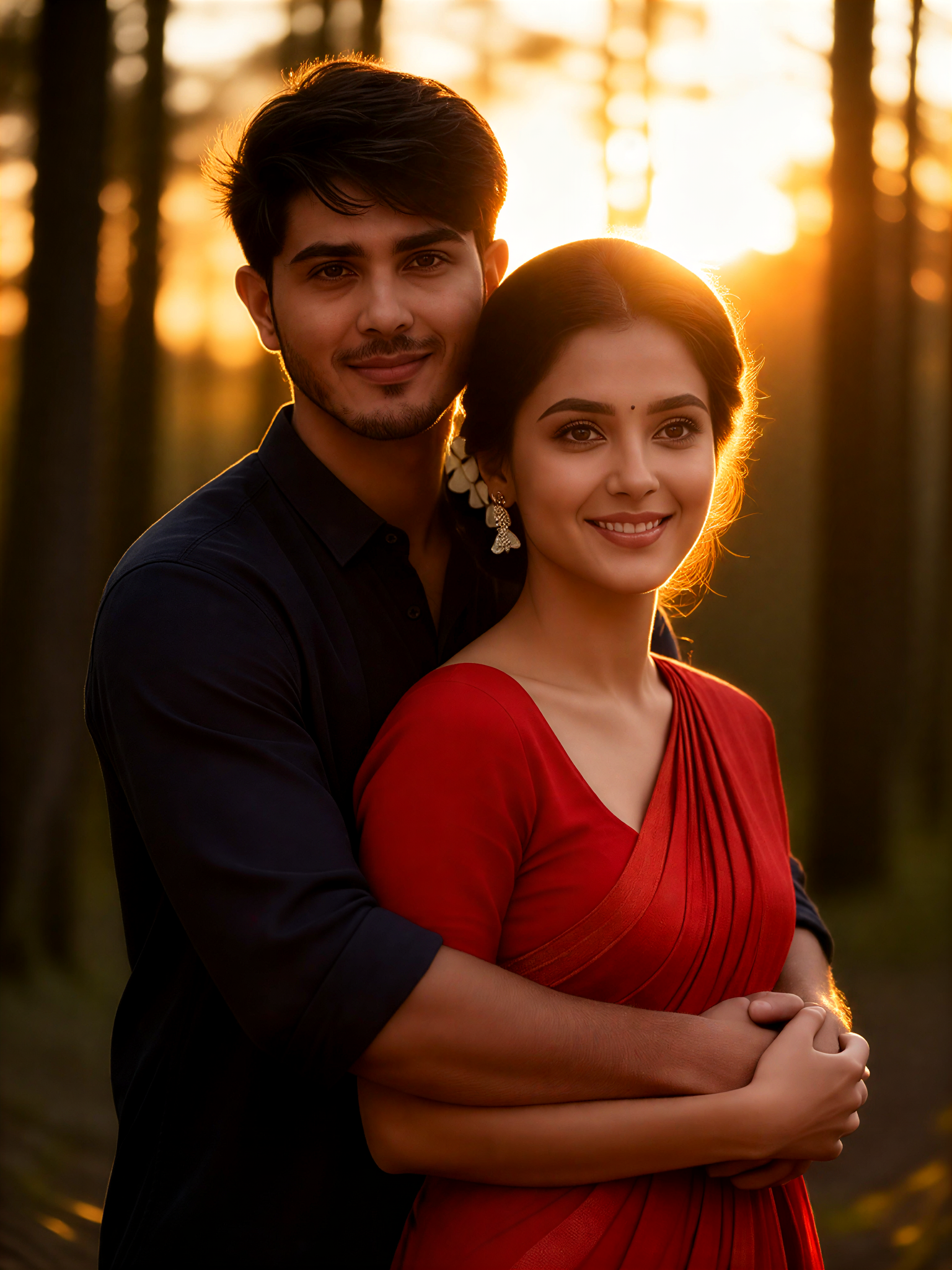 Realistic couple portraits-5 image