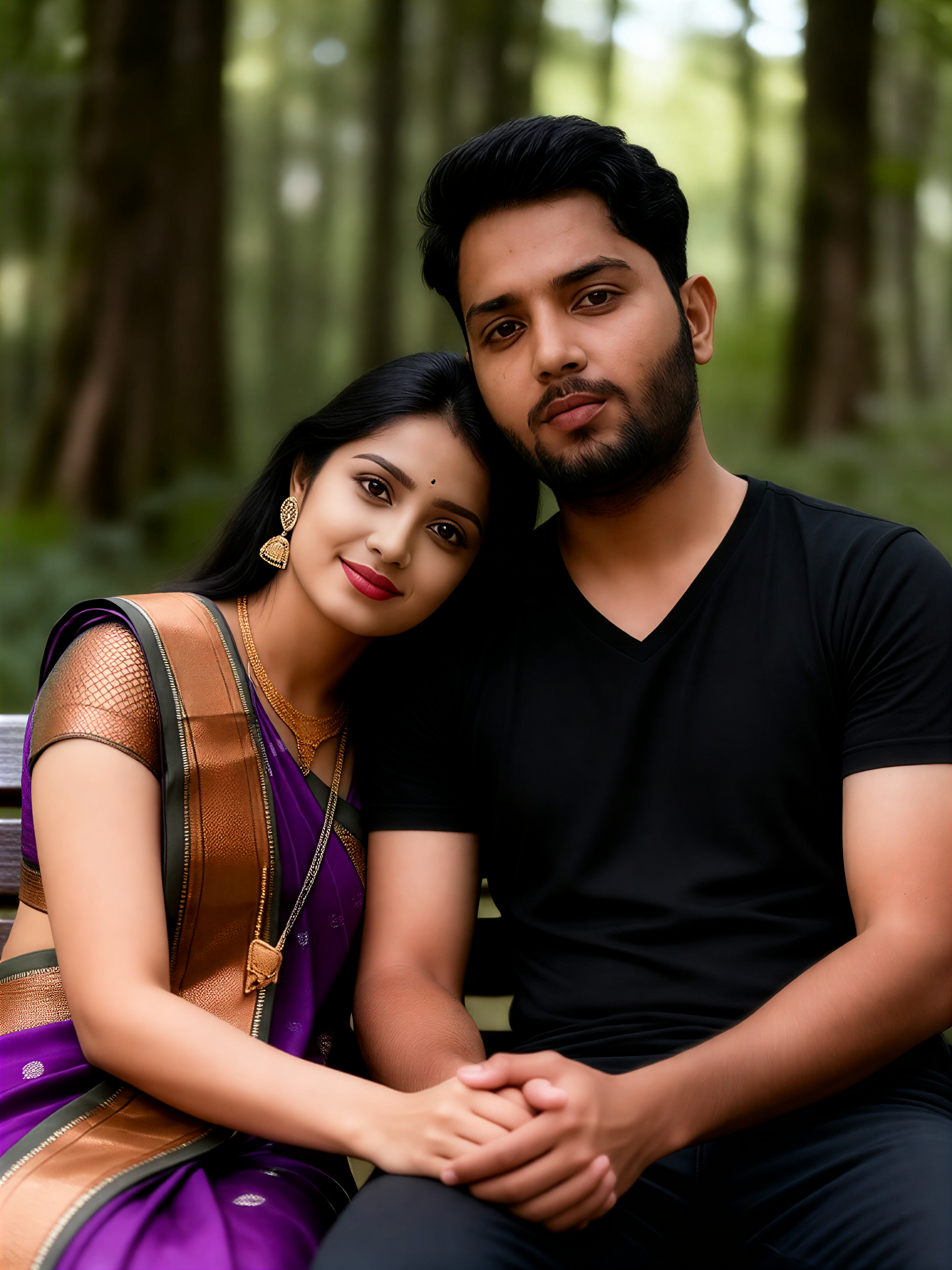 Realistic couple portraits-7 image