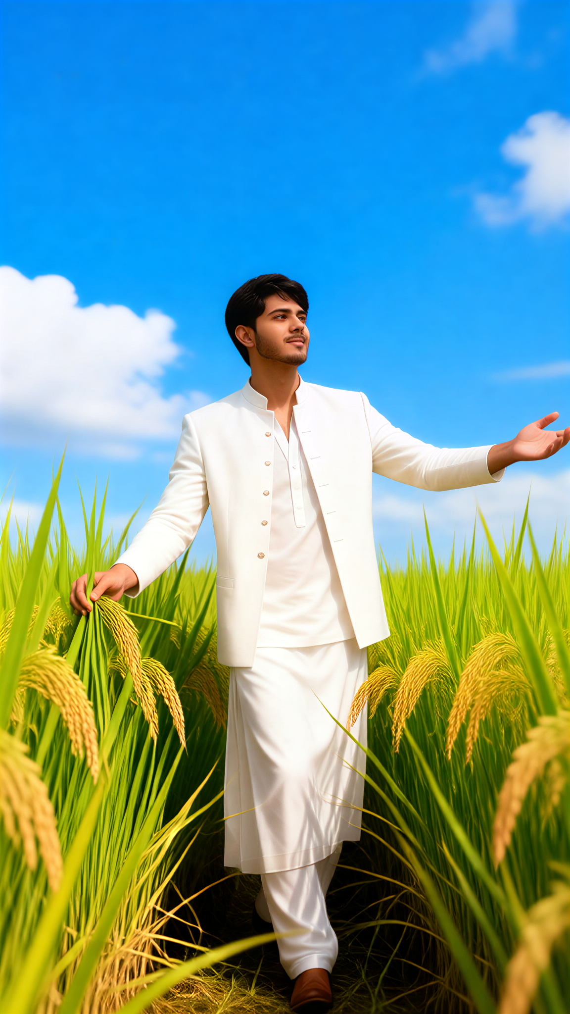 Portrait in a rice field-9 image