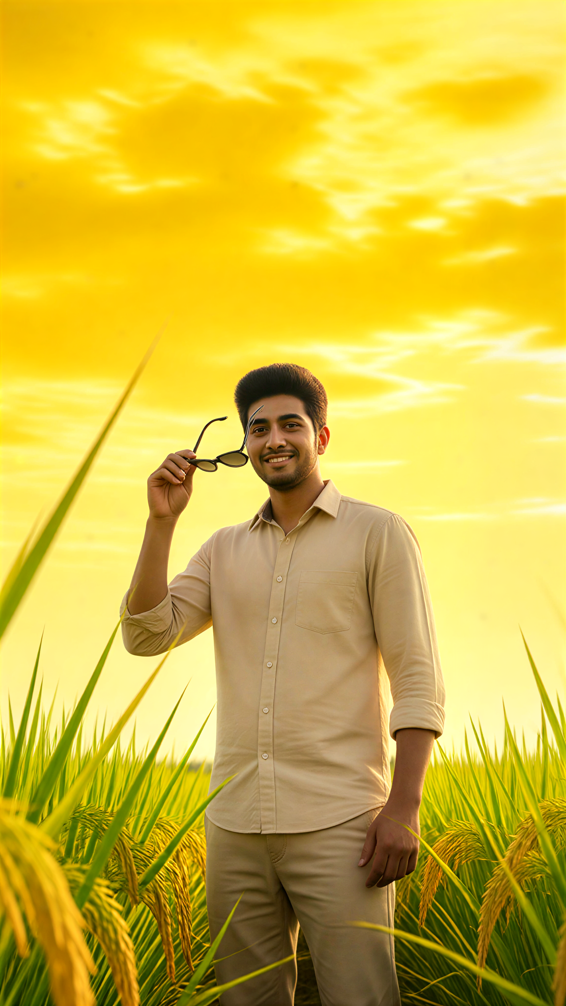 Portrait in a rice field-12 image