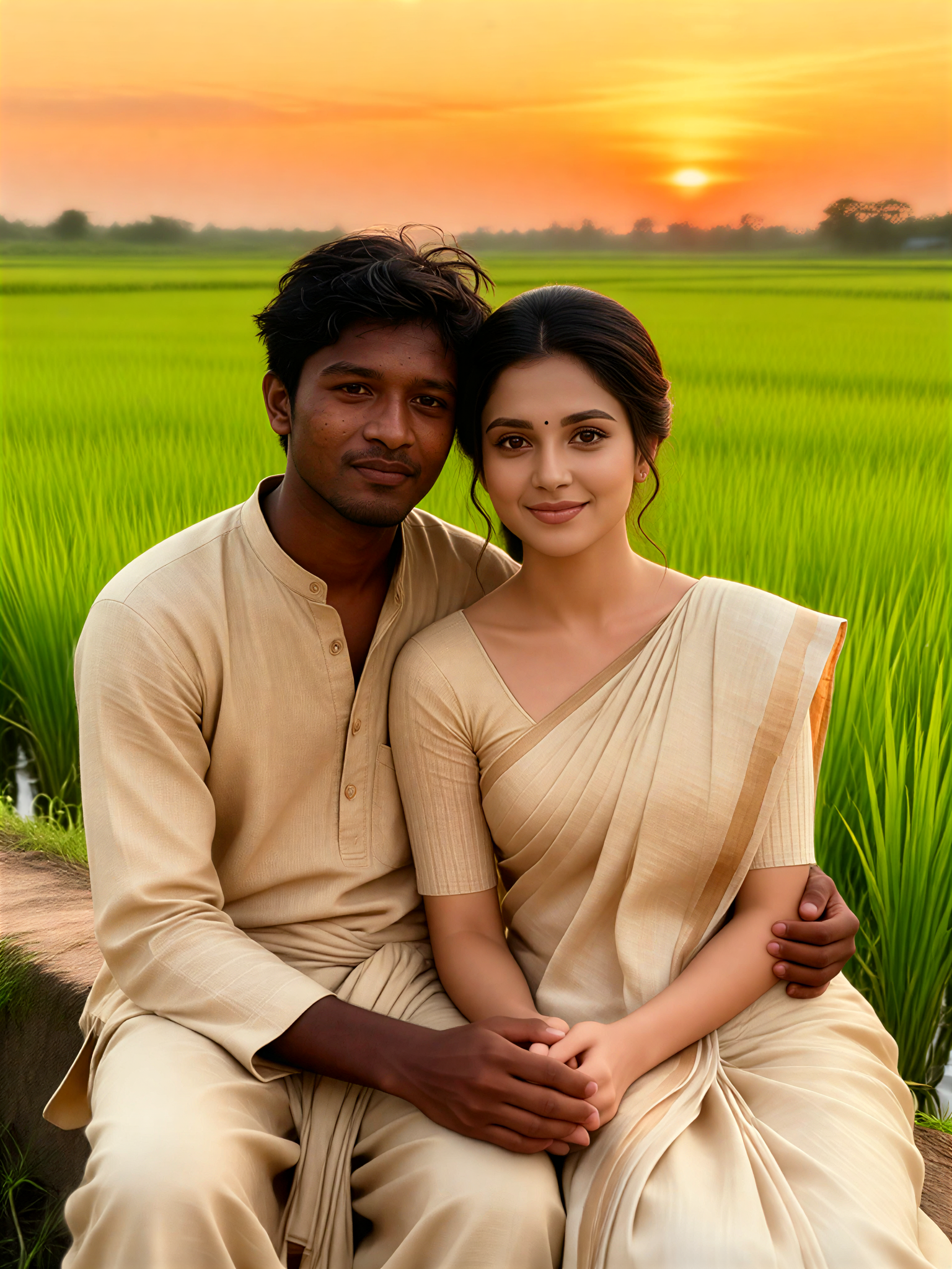 Portrait in a rice field-28 image