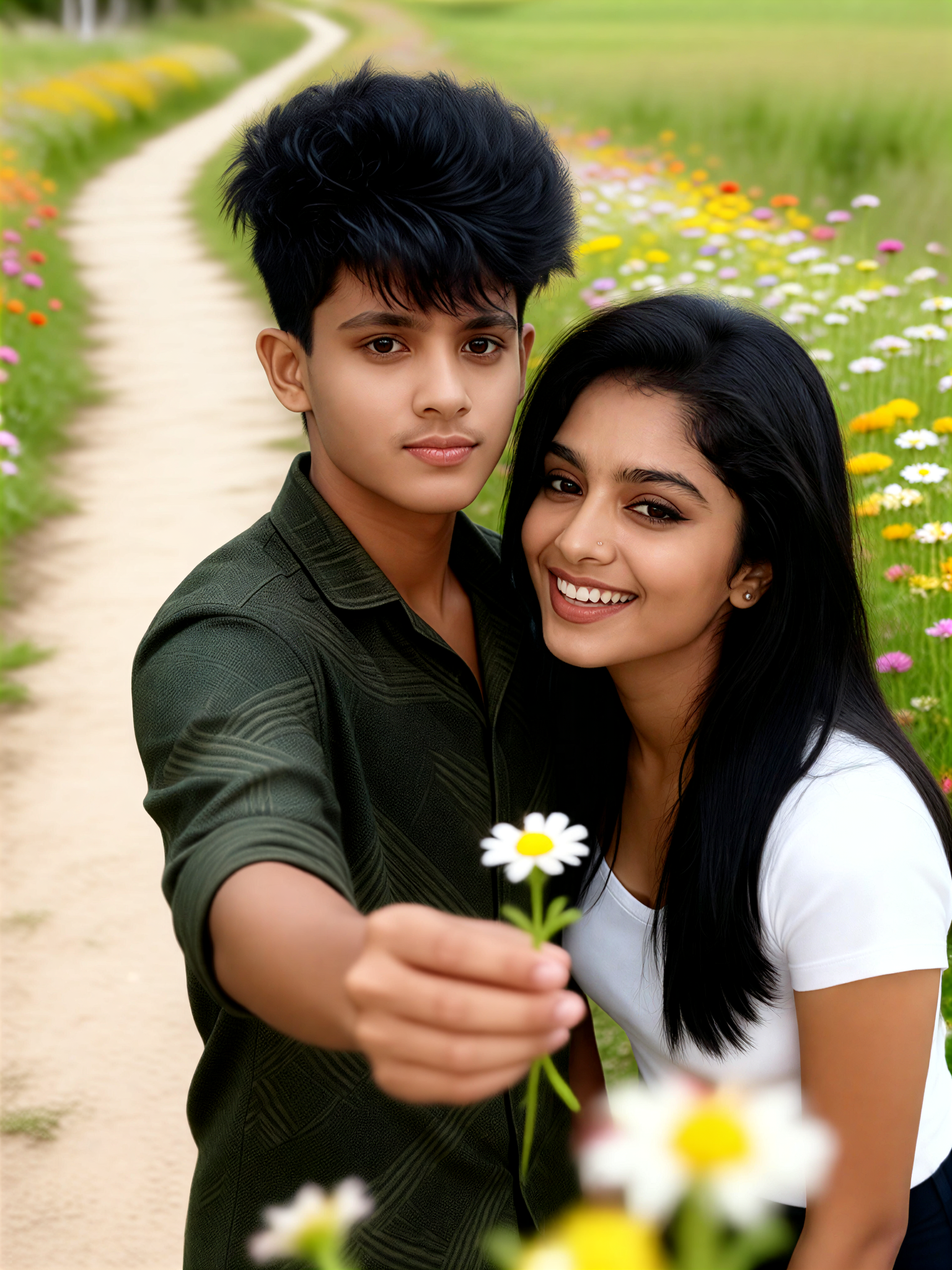 Realistic couple portraits-23 image