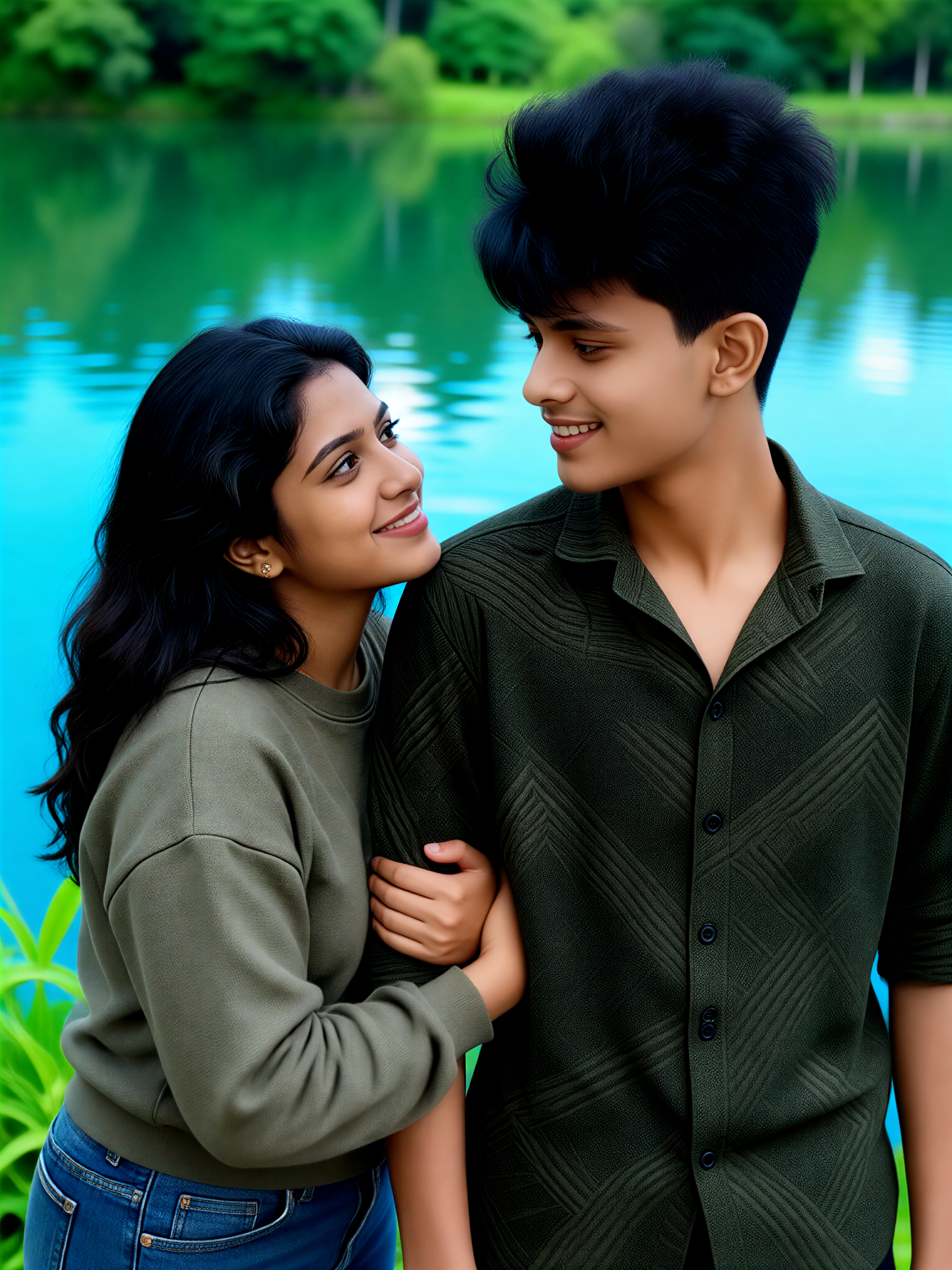 Realistic couple portraits-31 image