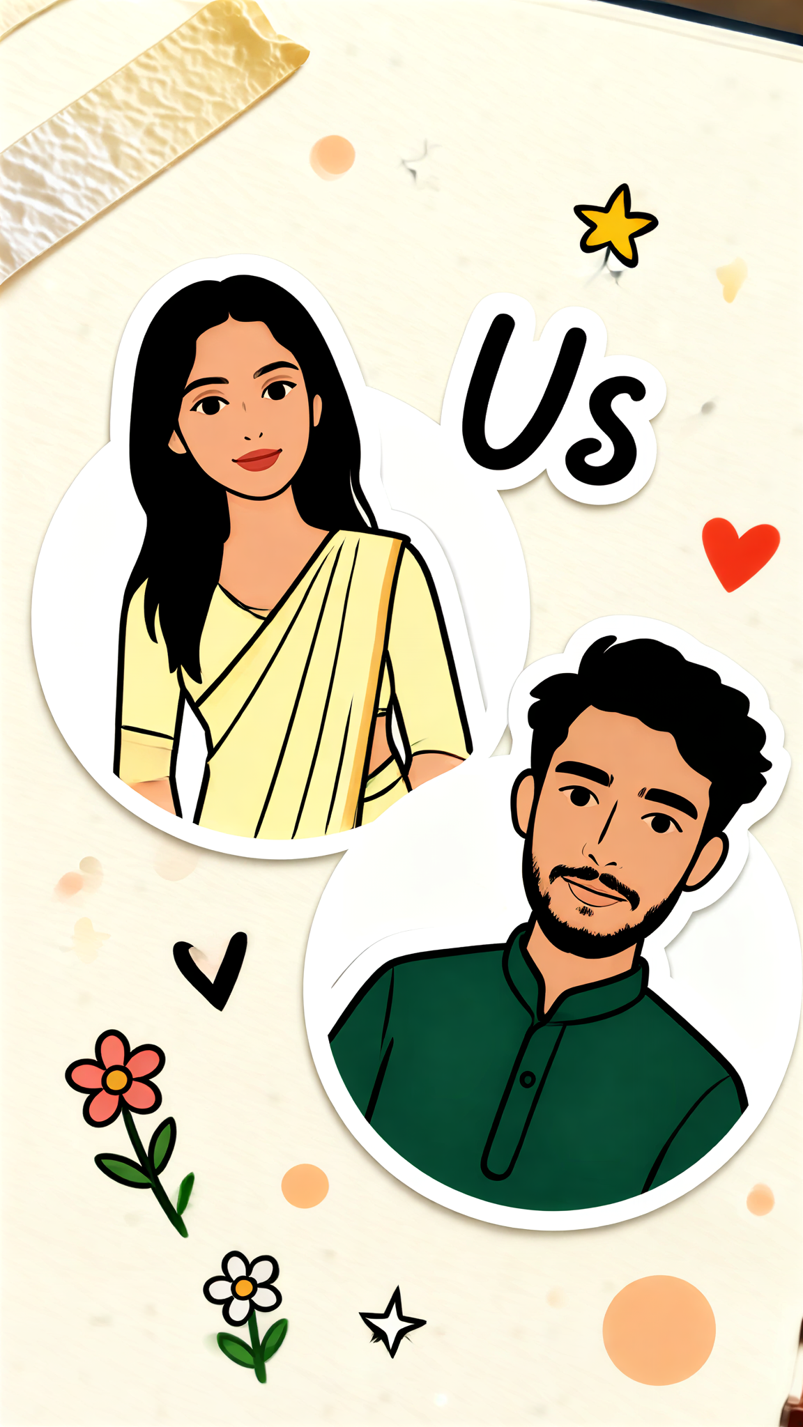 Notebook Couple Stickers image