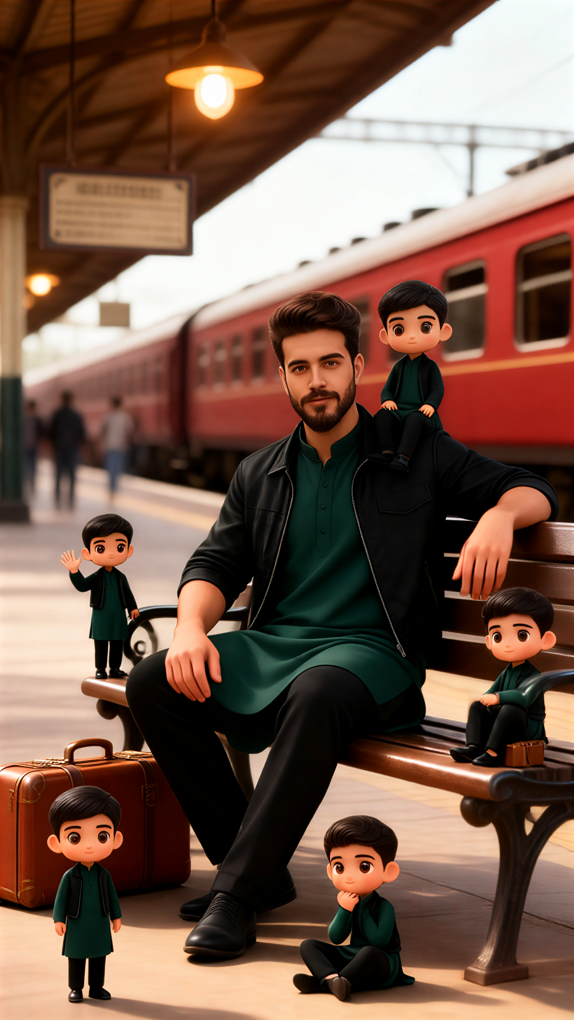 Miniature World of the Train Station image