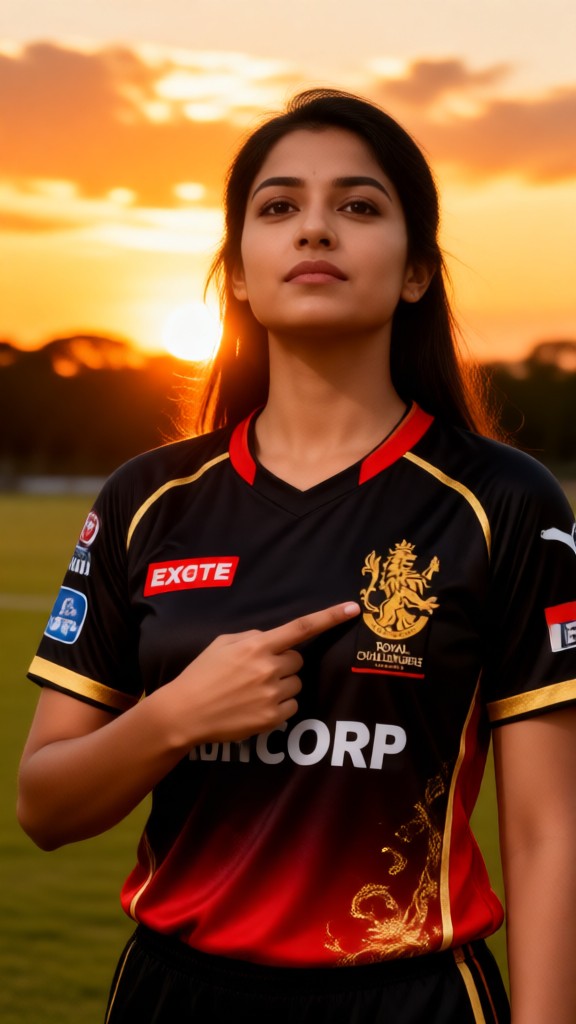 Pride of RCB Under Sunset-p image