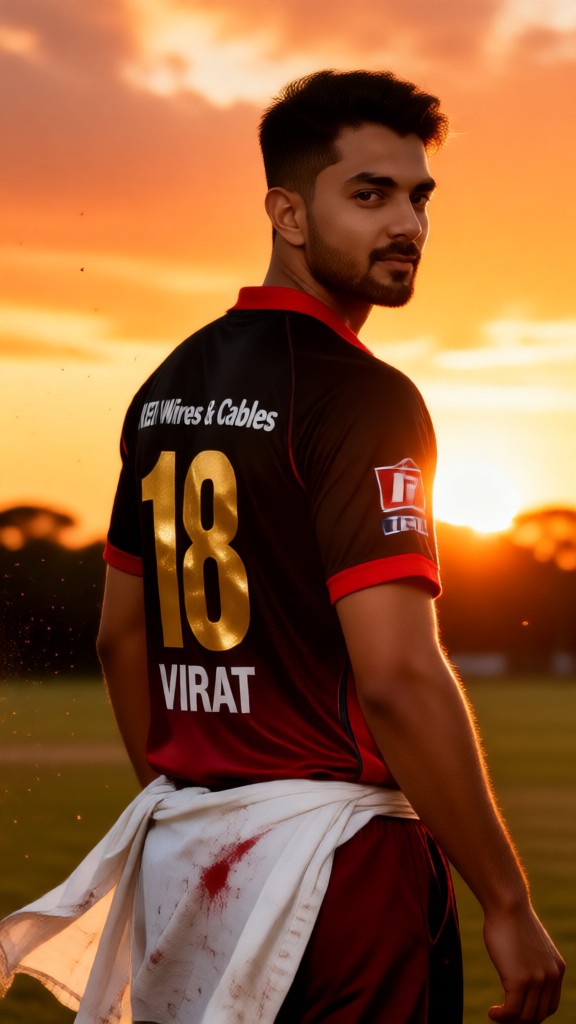 Pride of RCB Under Sunset-p1 image