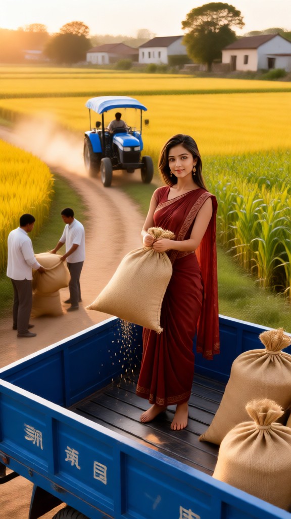 Moving the wheat! image