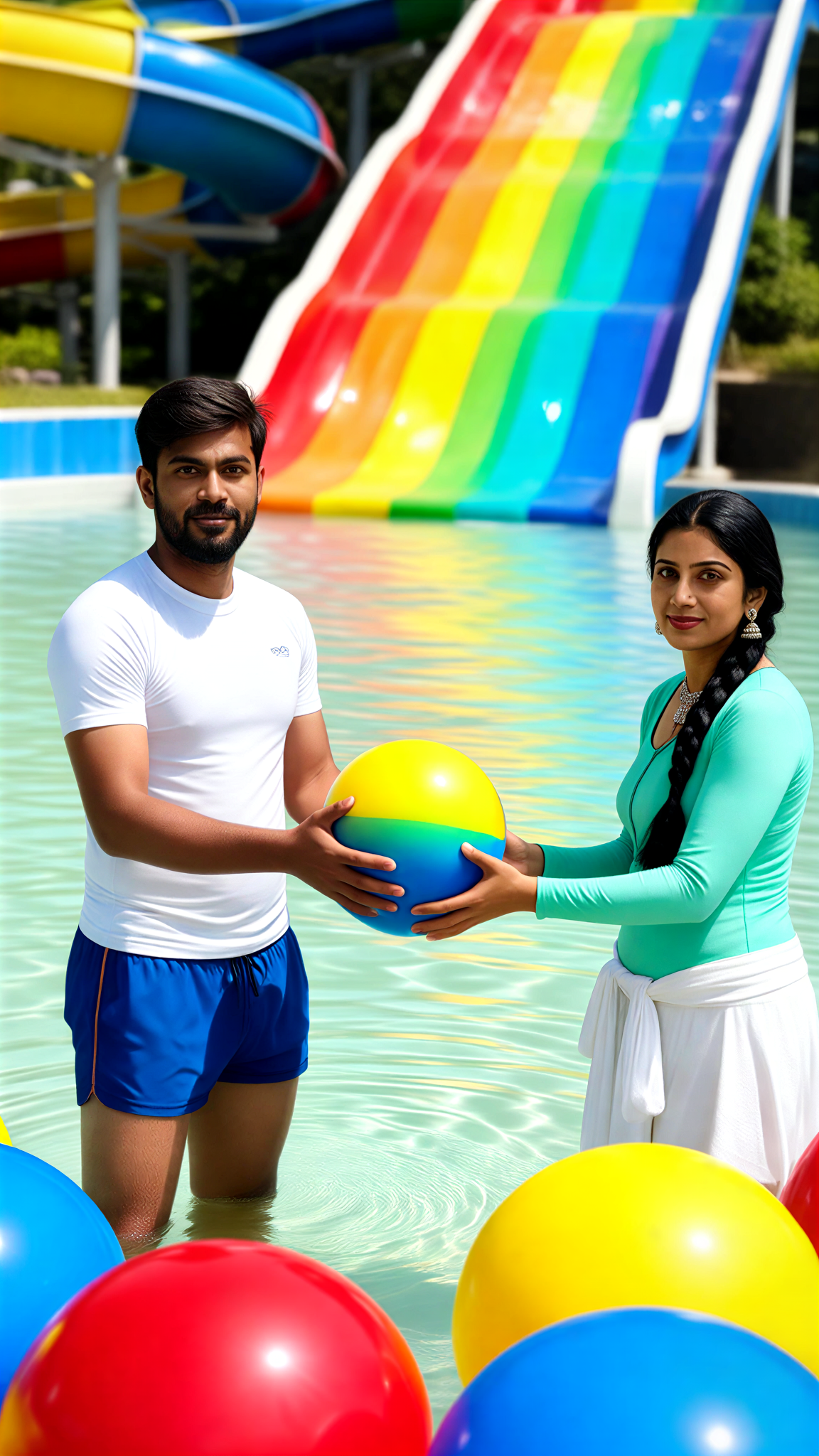 Color Ball Pool Couple image