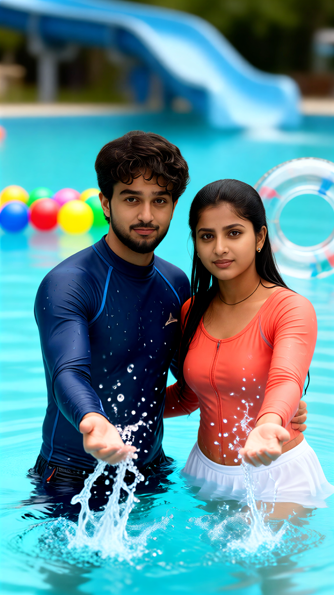 Twin Splash Couple image