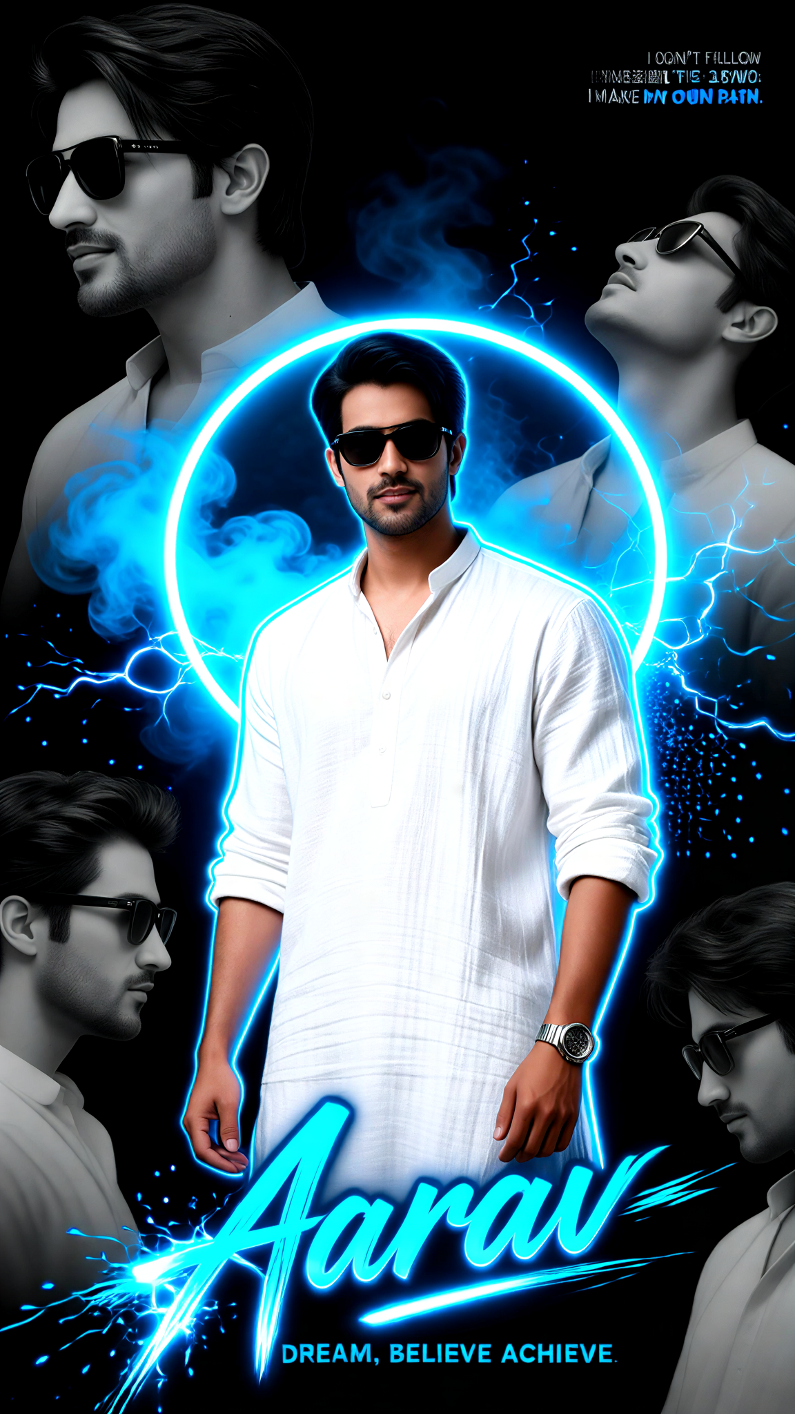 Blue Special Effects Celebrity Poster image