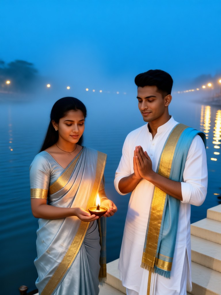 Blue Gold Blessing image