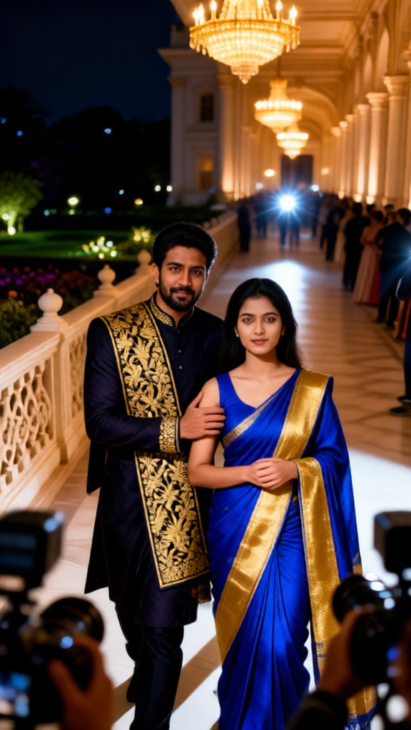 Luxury Palace Couple Being Filmed image