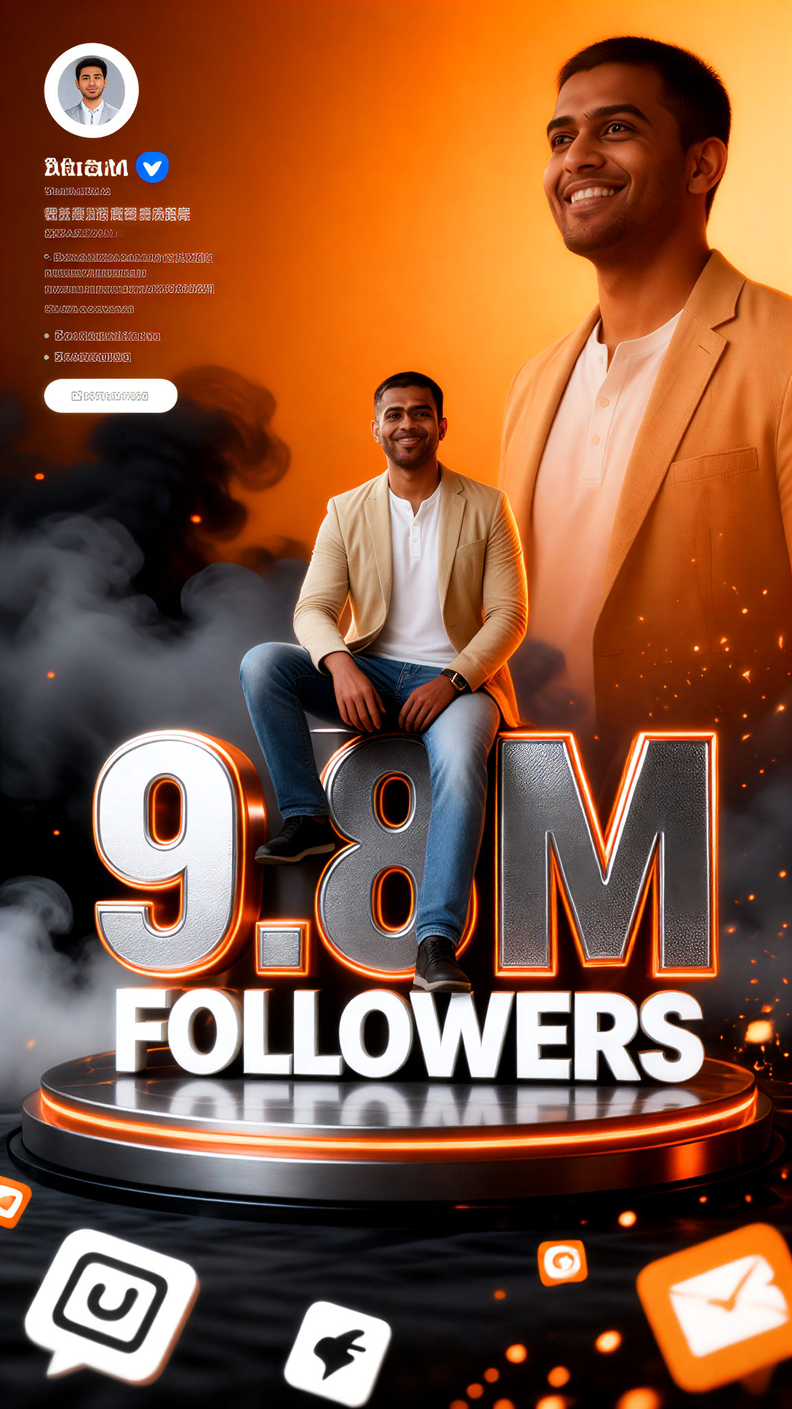 Instagram influencer image