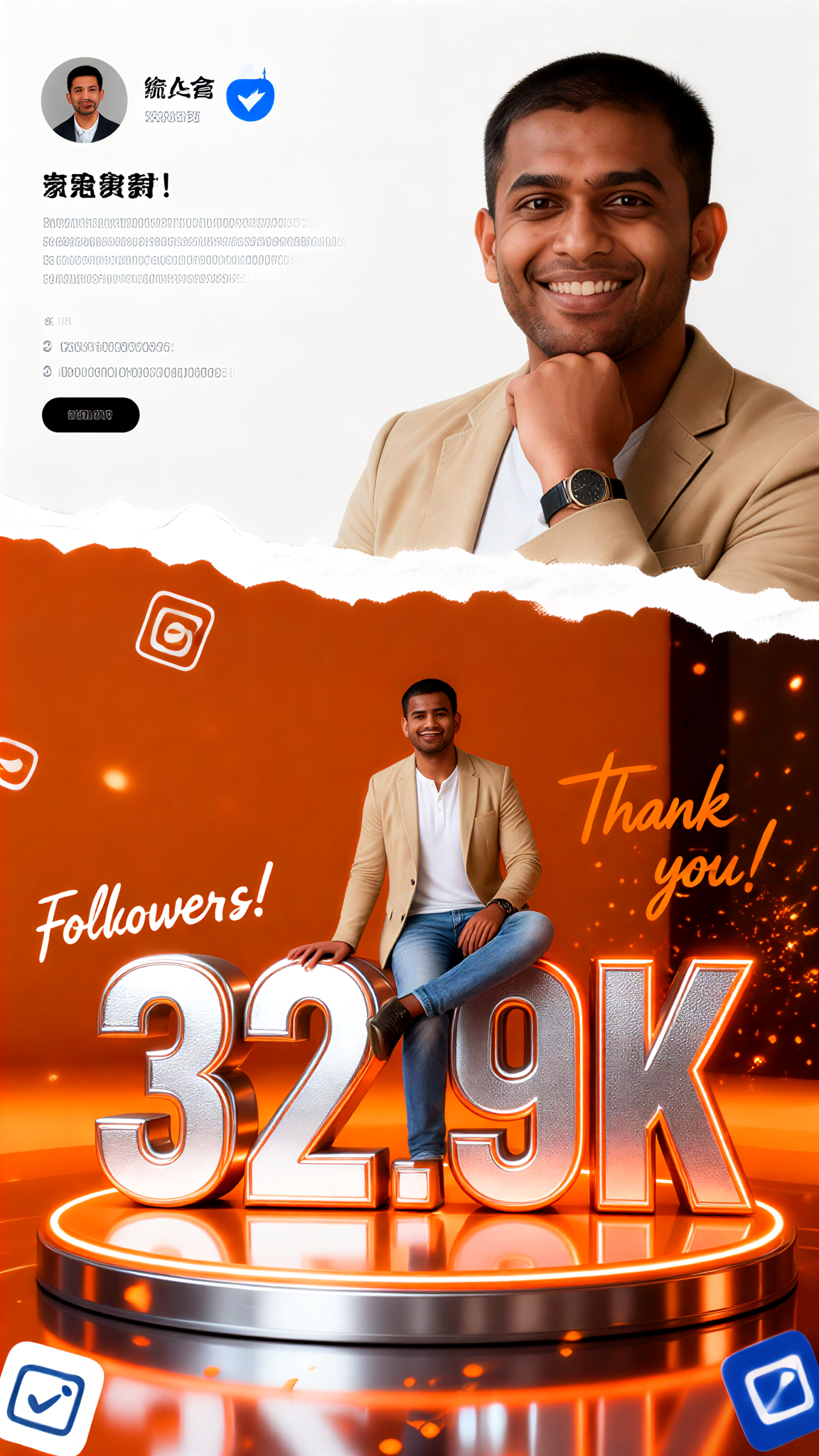 Instagram influencer image