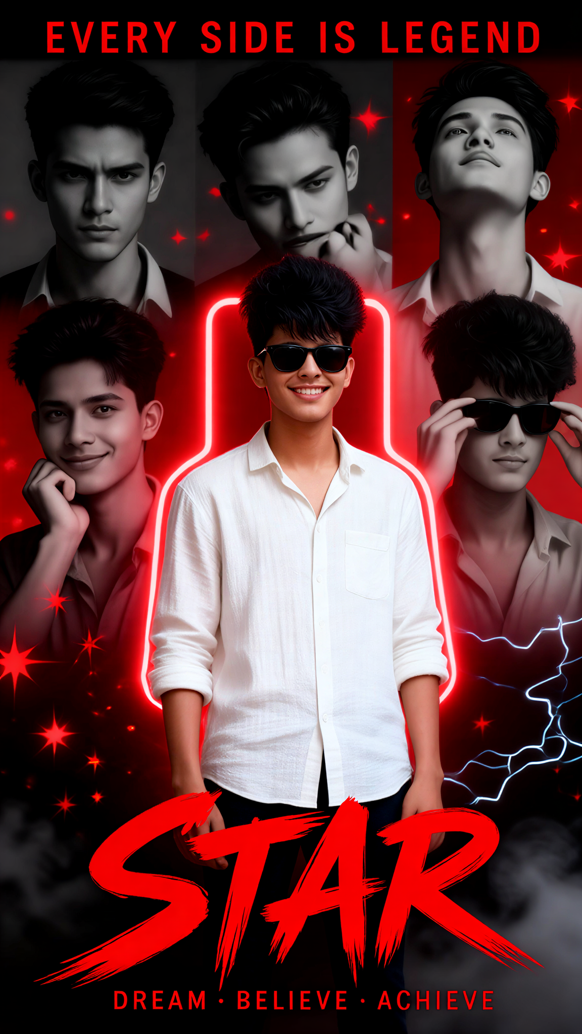 Many Faces Star Male image