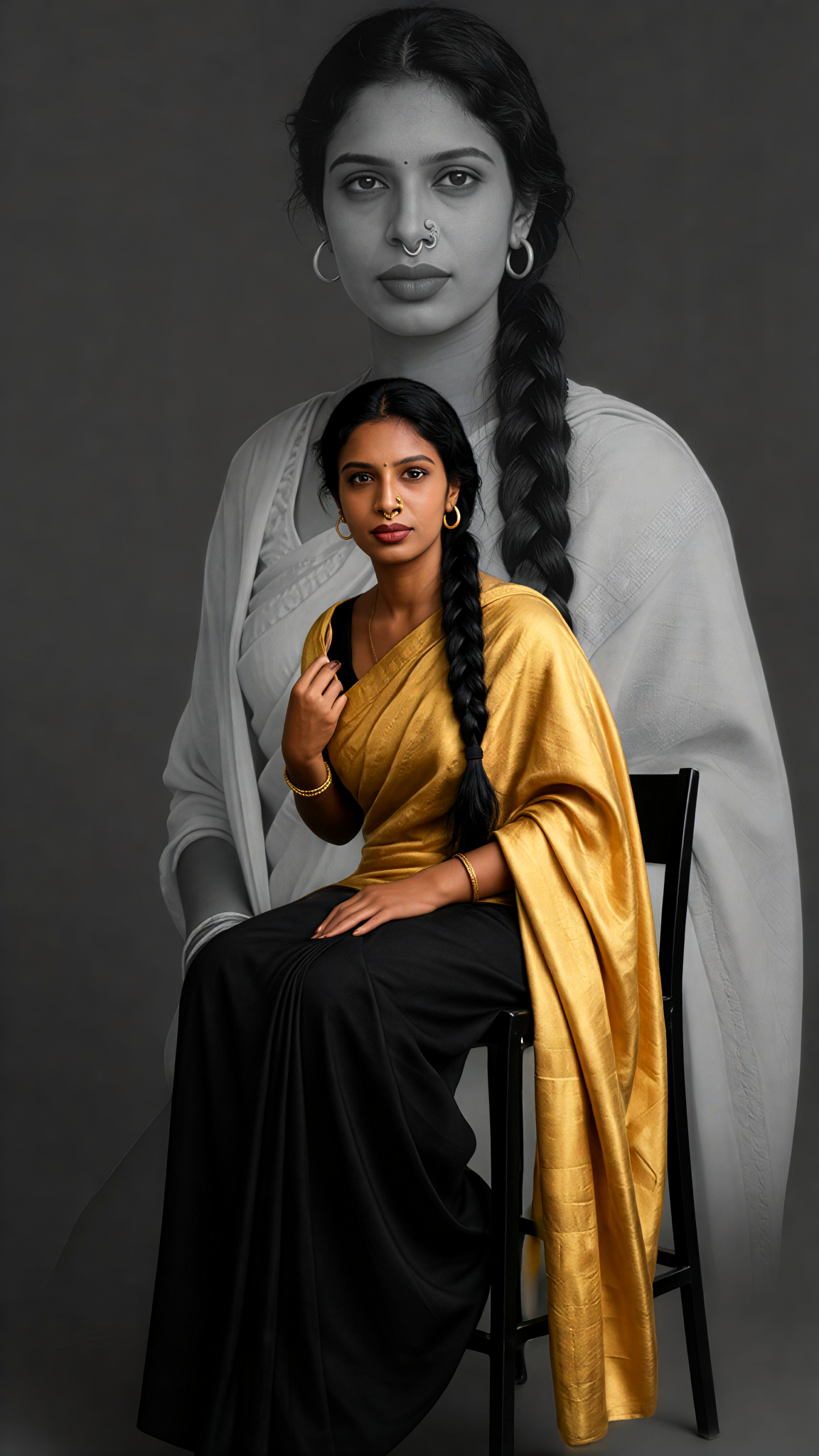 Black Gold Queen Seat image