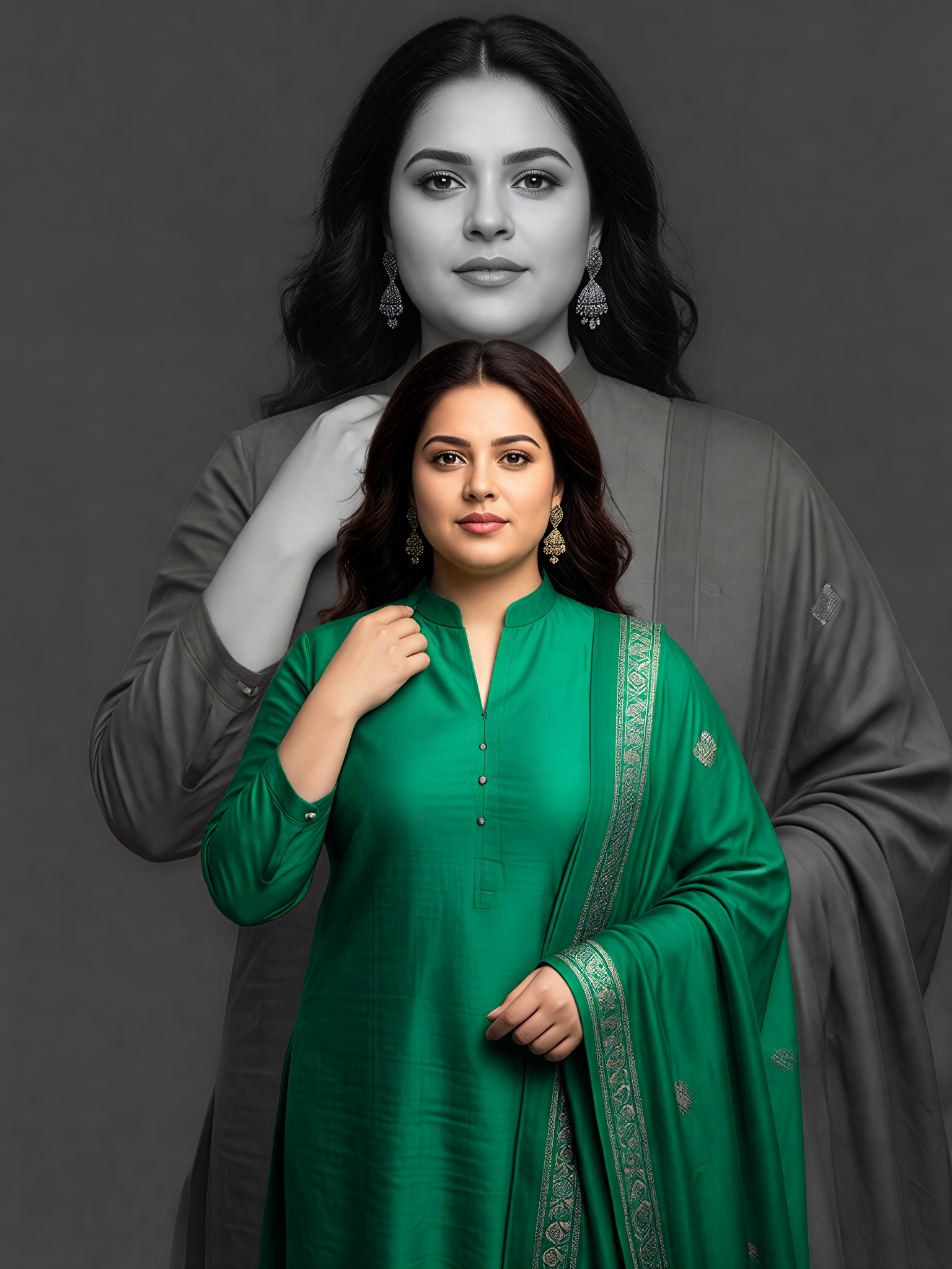 Emerald High Collar image