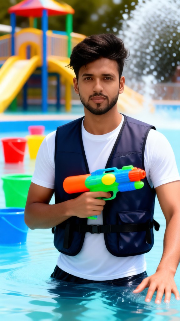 Playful Water Blaster Splash image