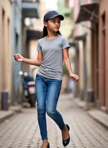Walking gracefully in high heels image
