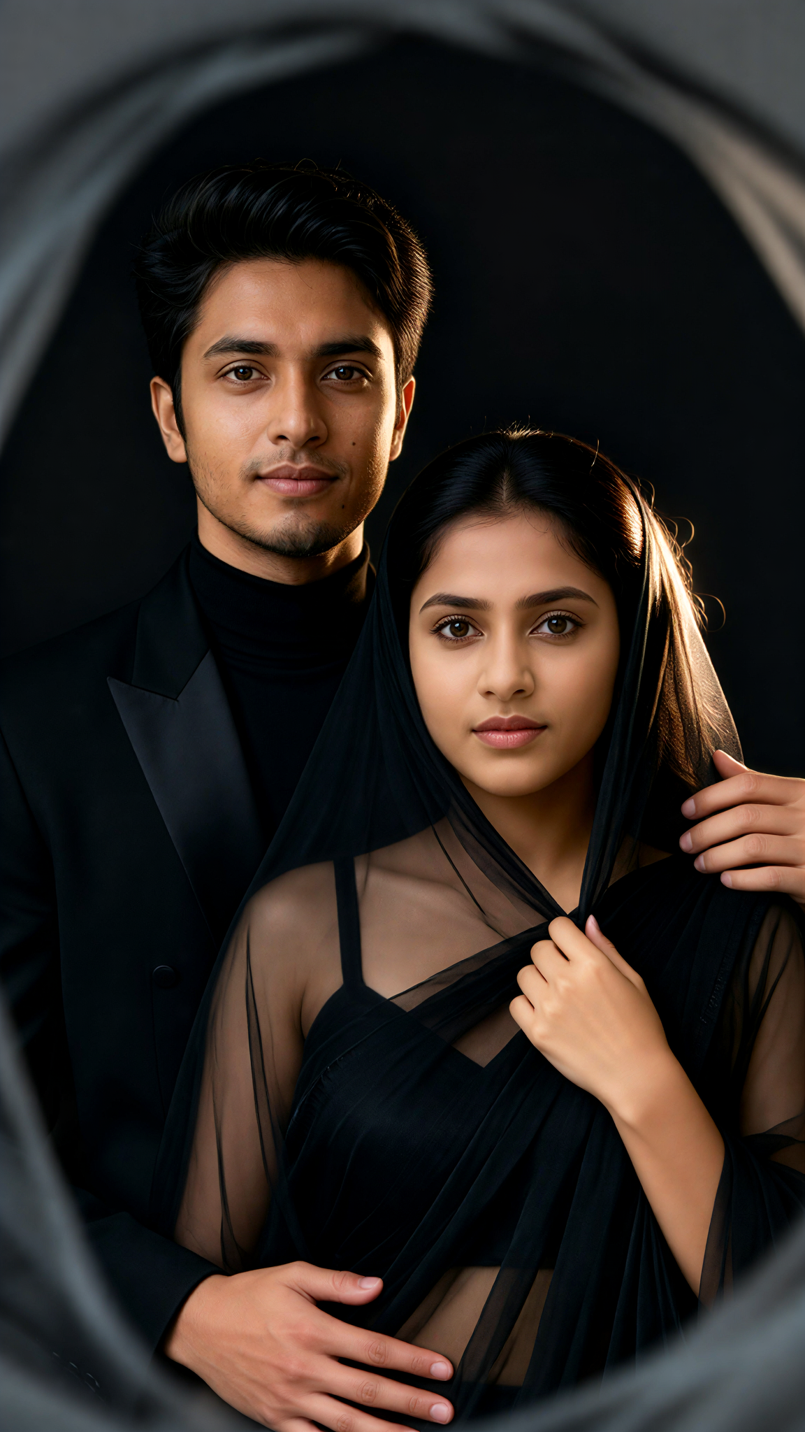 Midnight Dupatta image