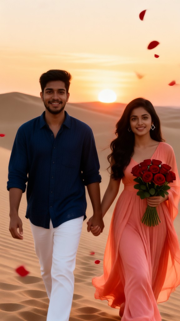 Rajasthan Desert Rose Couple image