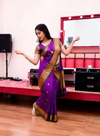 Beautiful woman dancing image