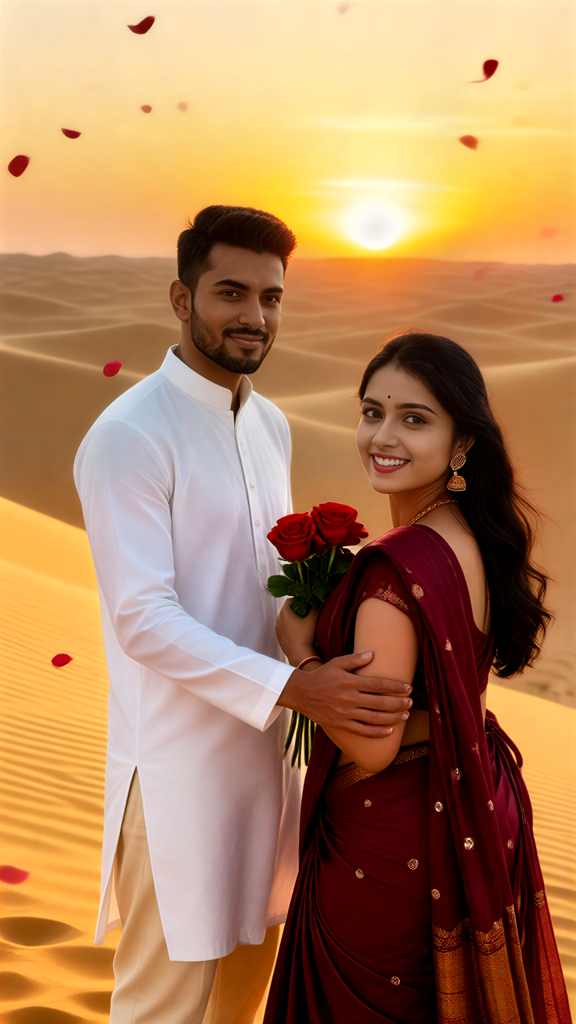Rajasthan Desert Rose Couple image