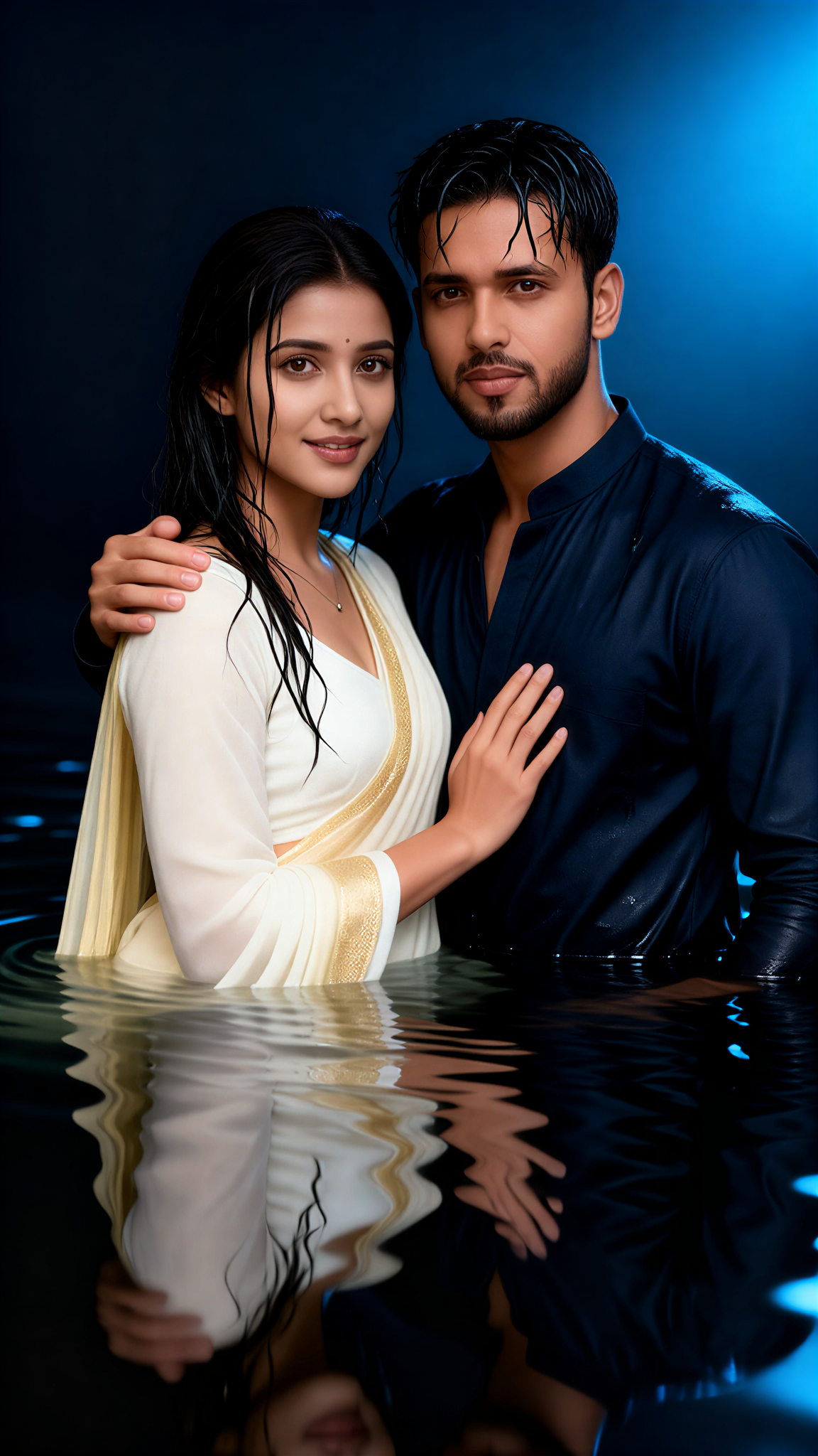Water Reflection Couple image