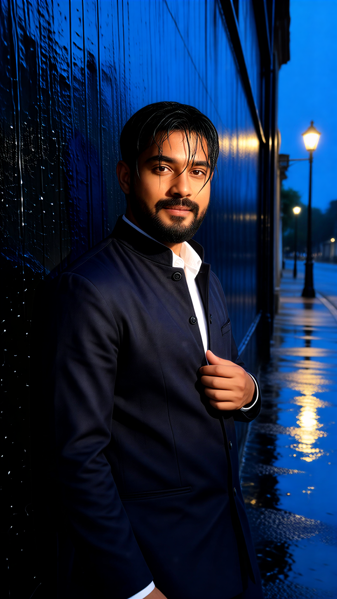 After Rain Wet Portrait image