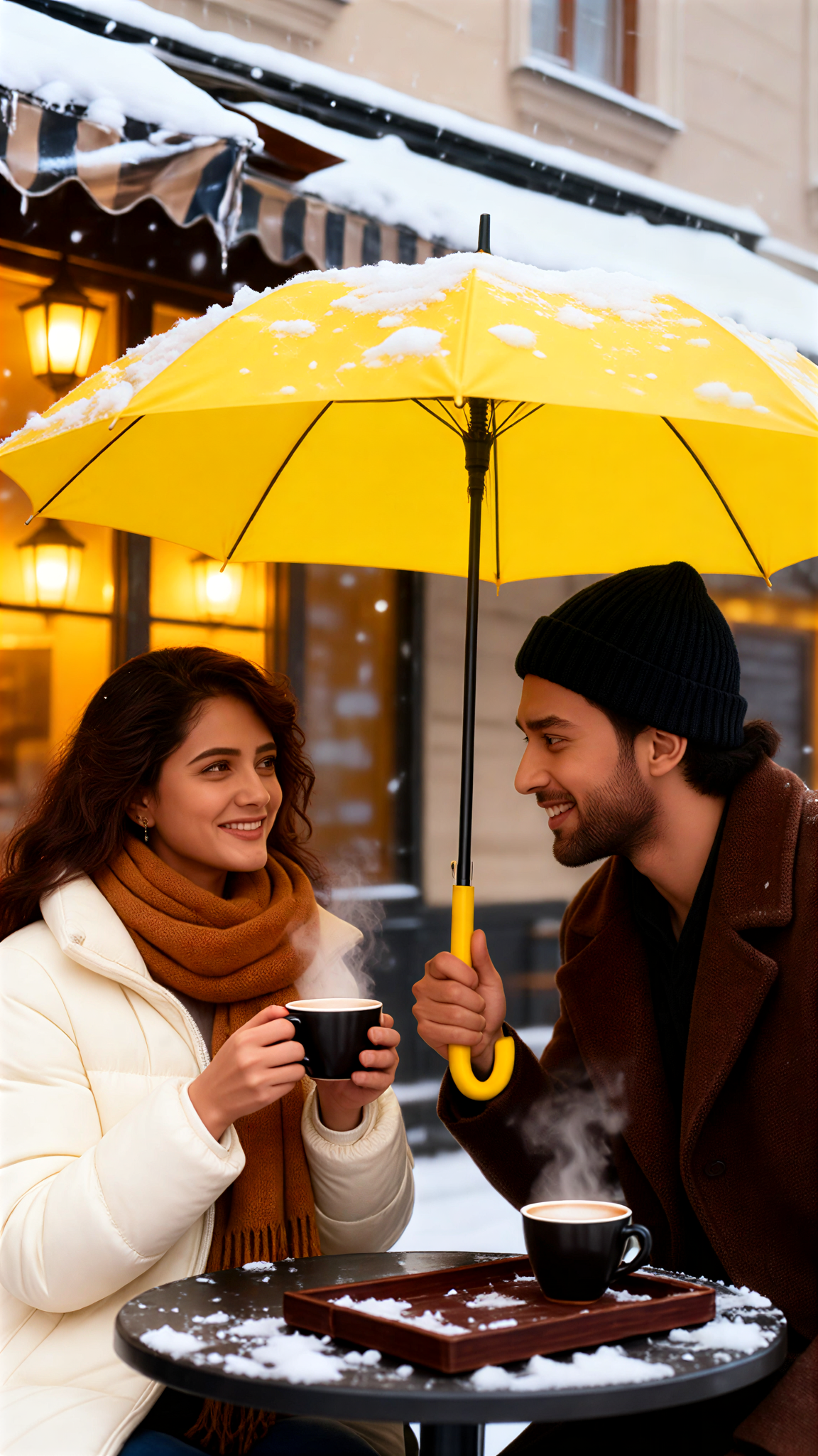 Yellow Cafe Snow image