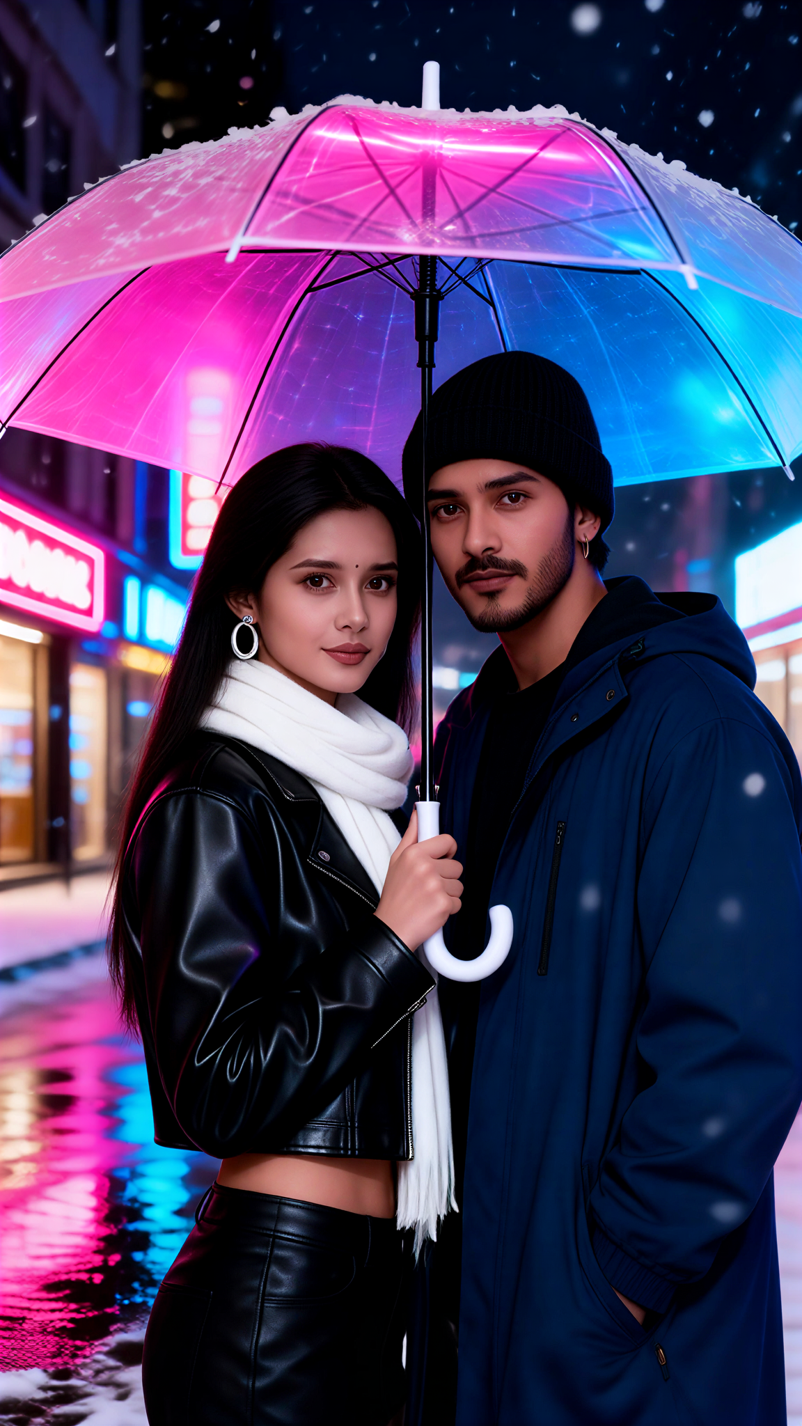 Neon Crystal Umbrella image