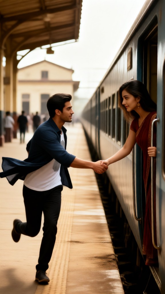 Parting at the station image