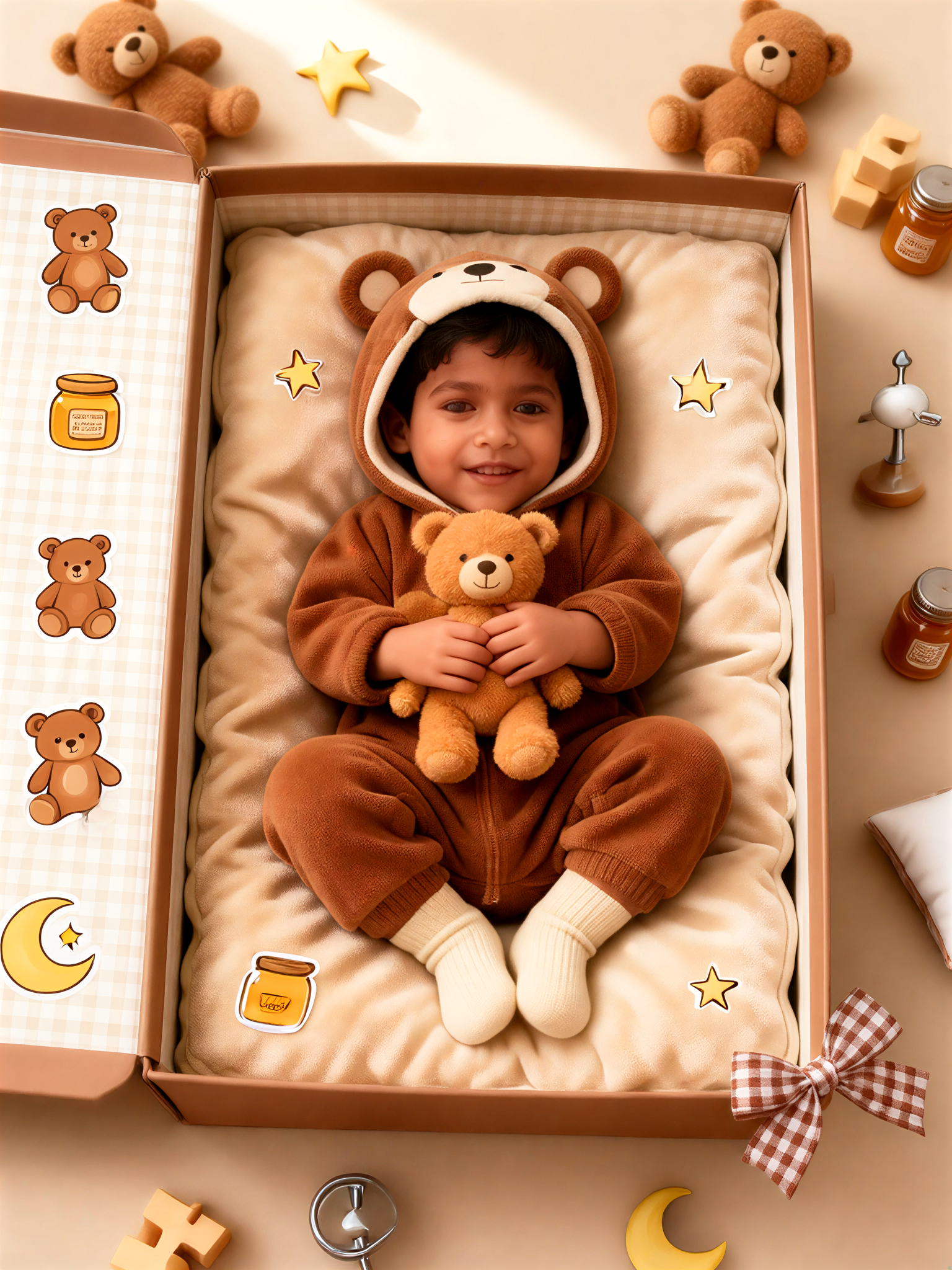 Teddy Pajama Baby image