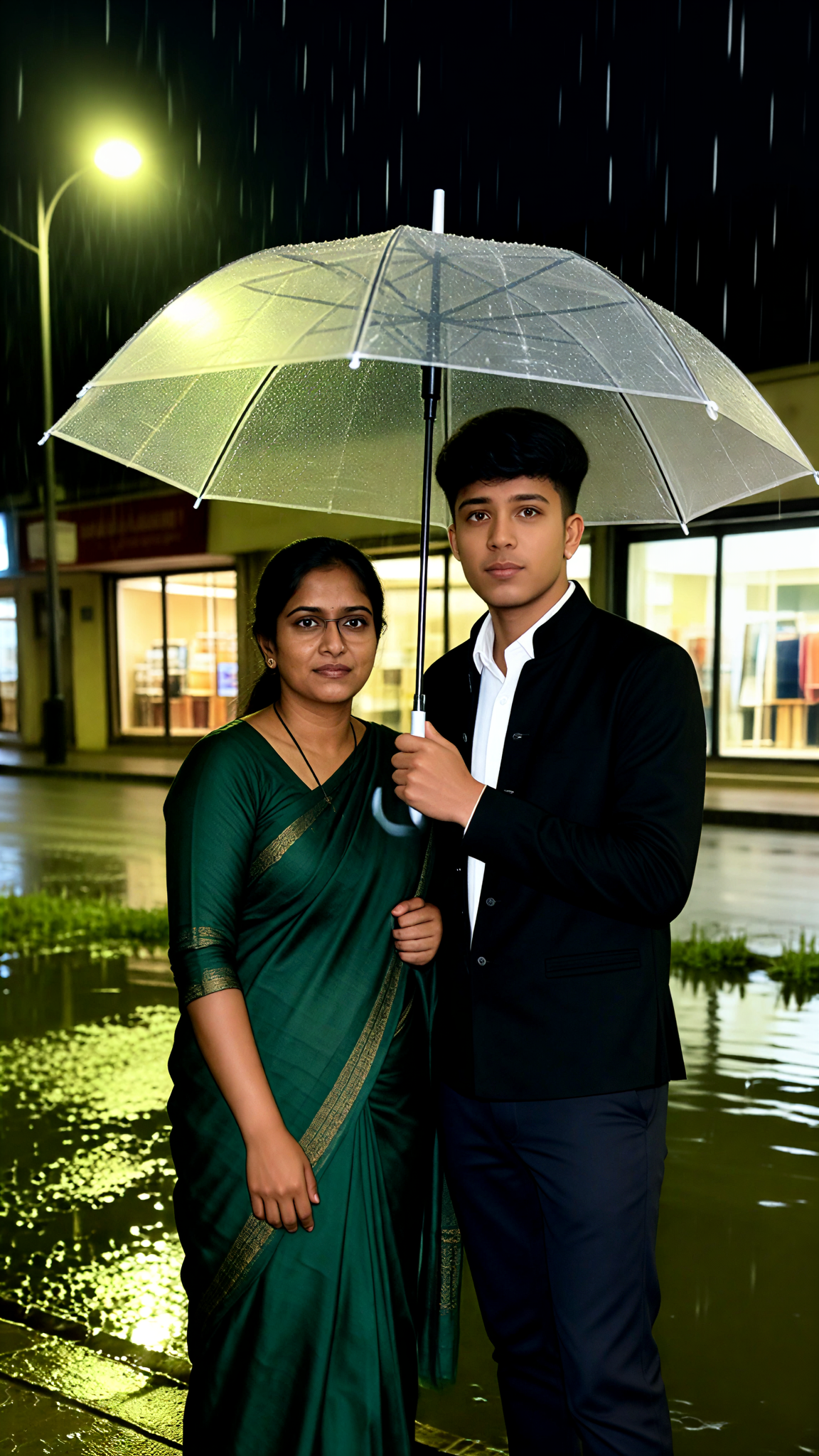 Umbrella Flash Couple image