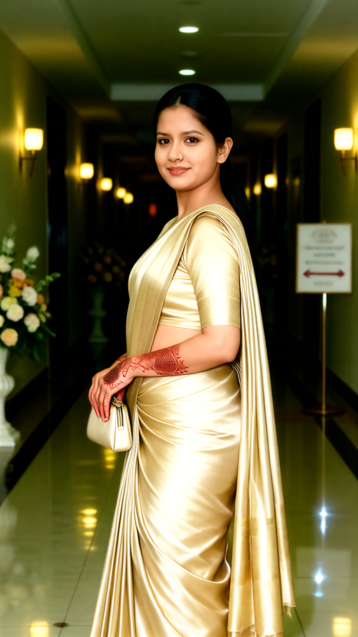 Wedding Hallway Flash Girl image