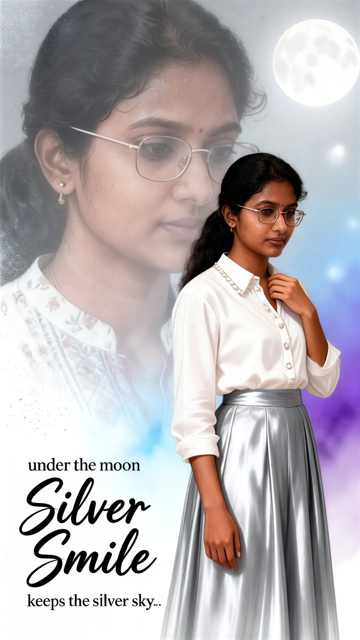 Silver Moon Portrait image