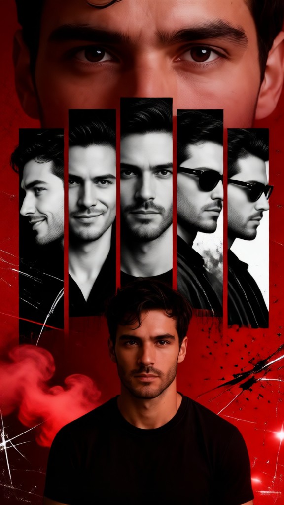 Red trend collage poster-p1 image