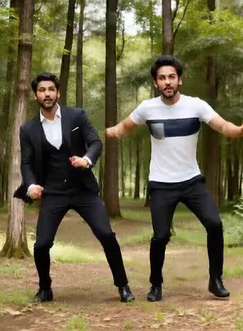 Handsome guy dance image