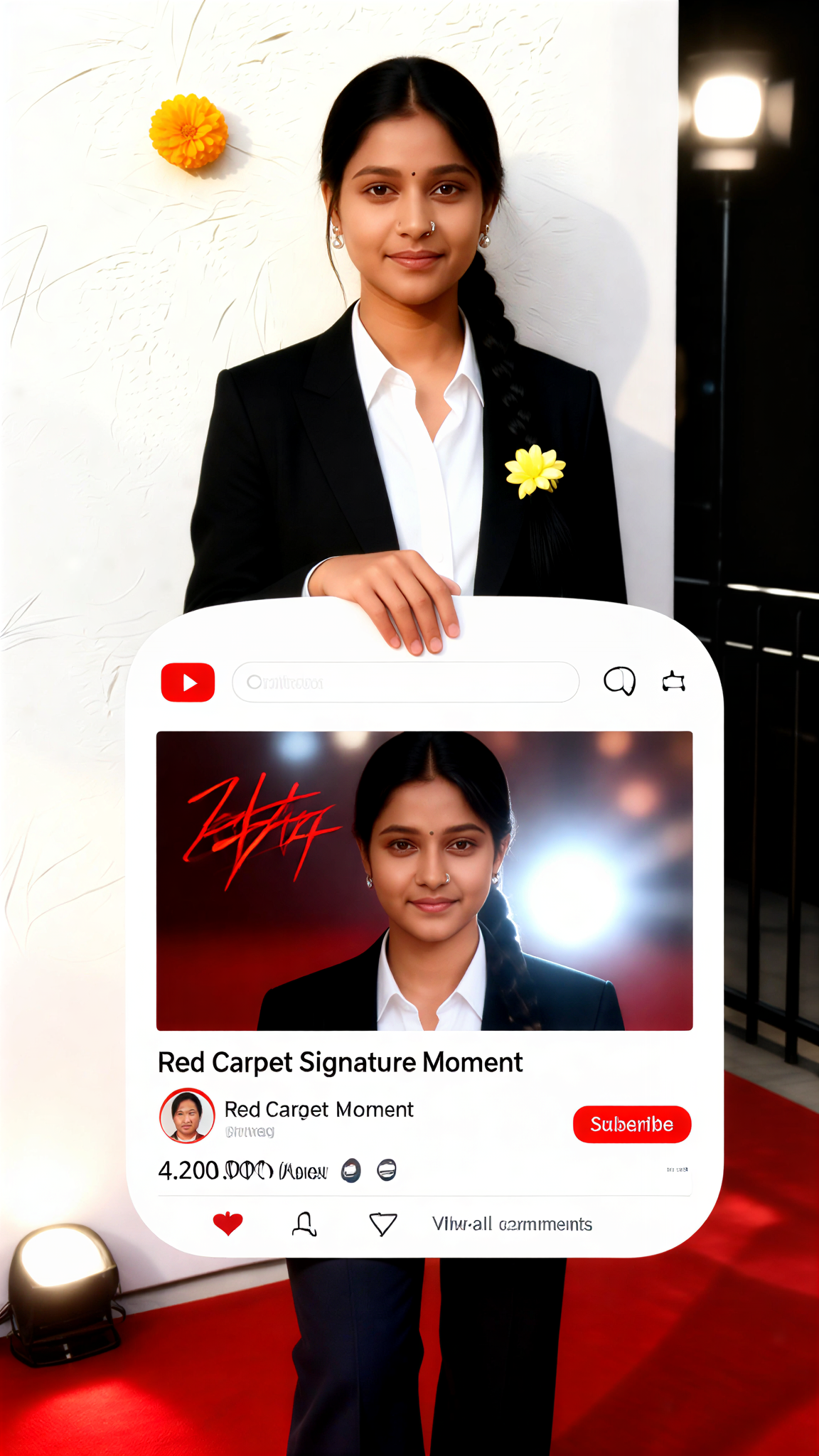 YouTube Red Carpet Signature Video Page image
